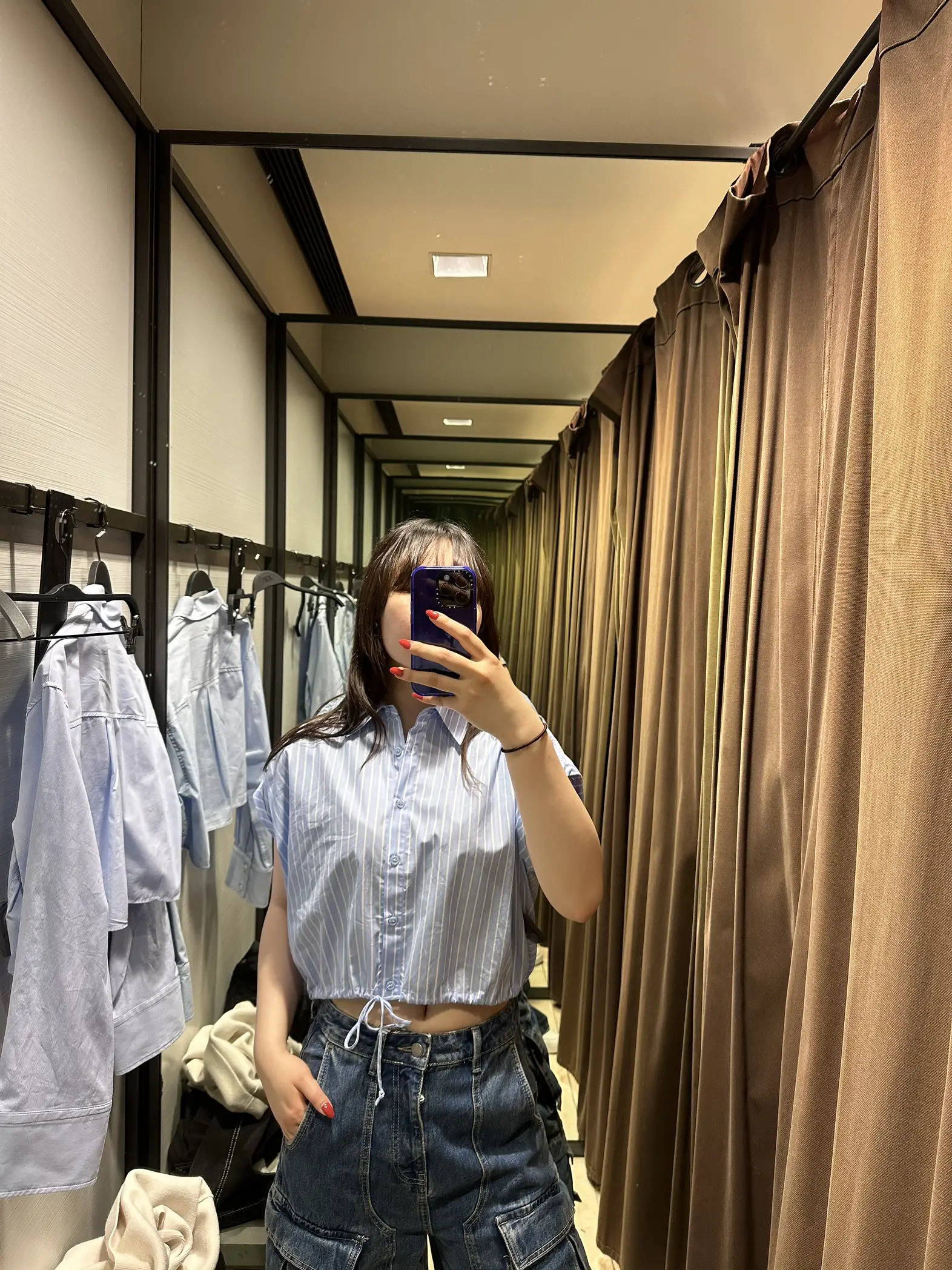 ZARA  クロップド丈シャツ | mioが投稿したフォトブック | Lemon8