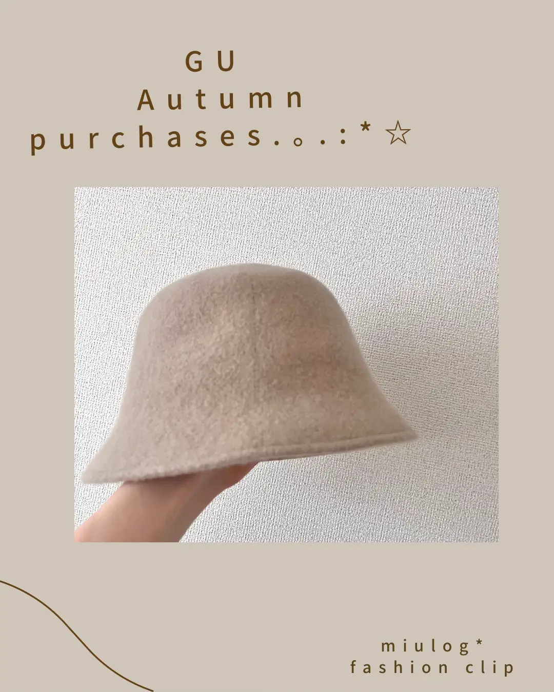 2023.GU Autumn 🍁] Sleek and cute wool bag ♪ | Gallery posted by