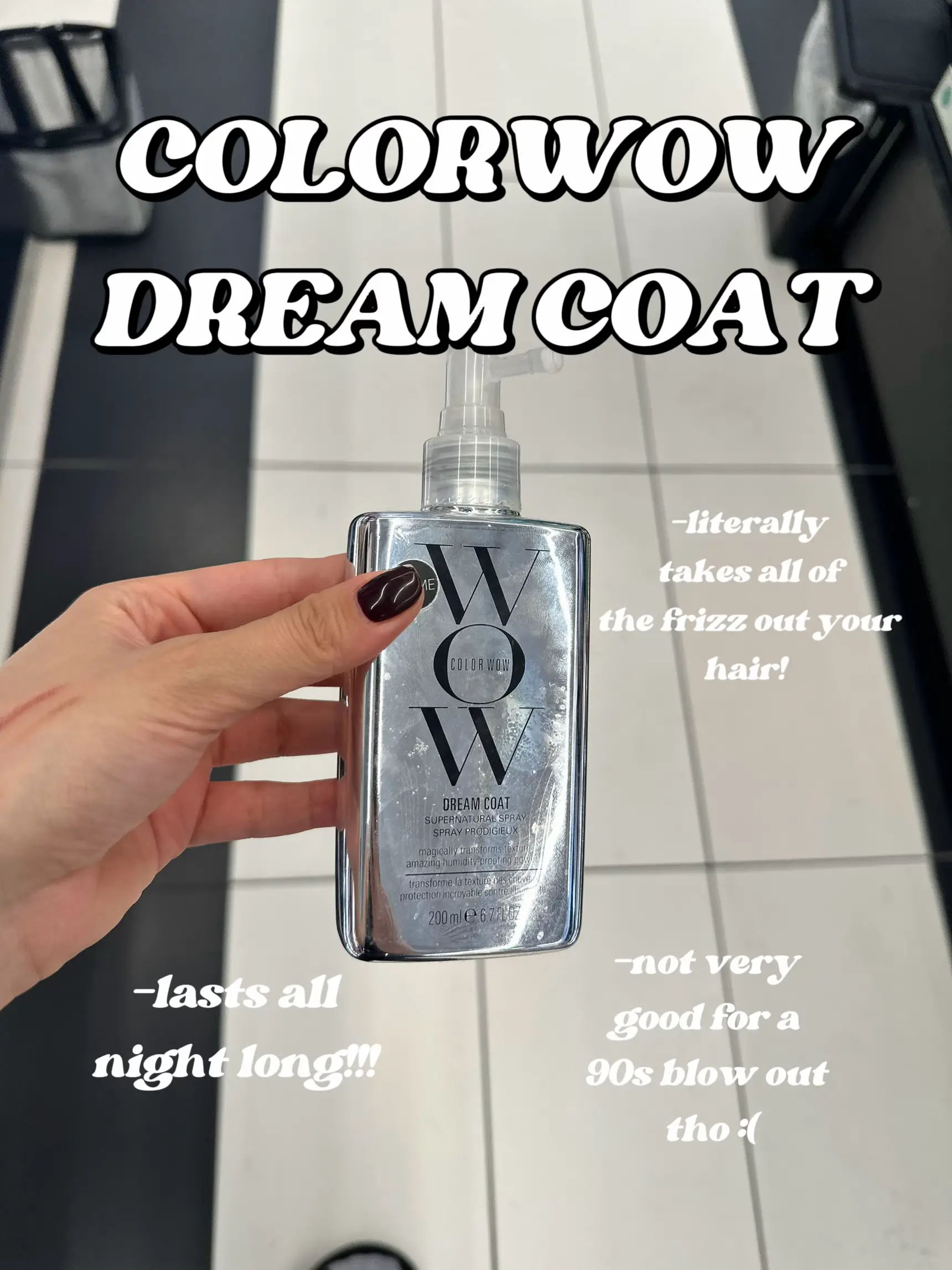  COLOR WOW Dream Coat Supernatural Spray, 6.7 Fl Oz – Keep Your  Hair Frizz-Free and Shiny No Matter the Weather with Award-Winning  Anti-Frizz Spray : Beauty & Personal Care