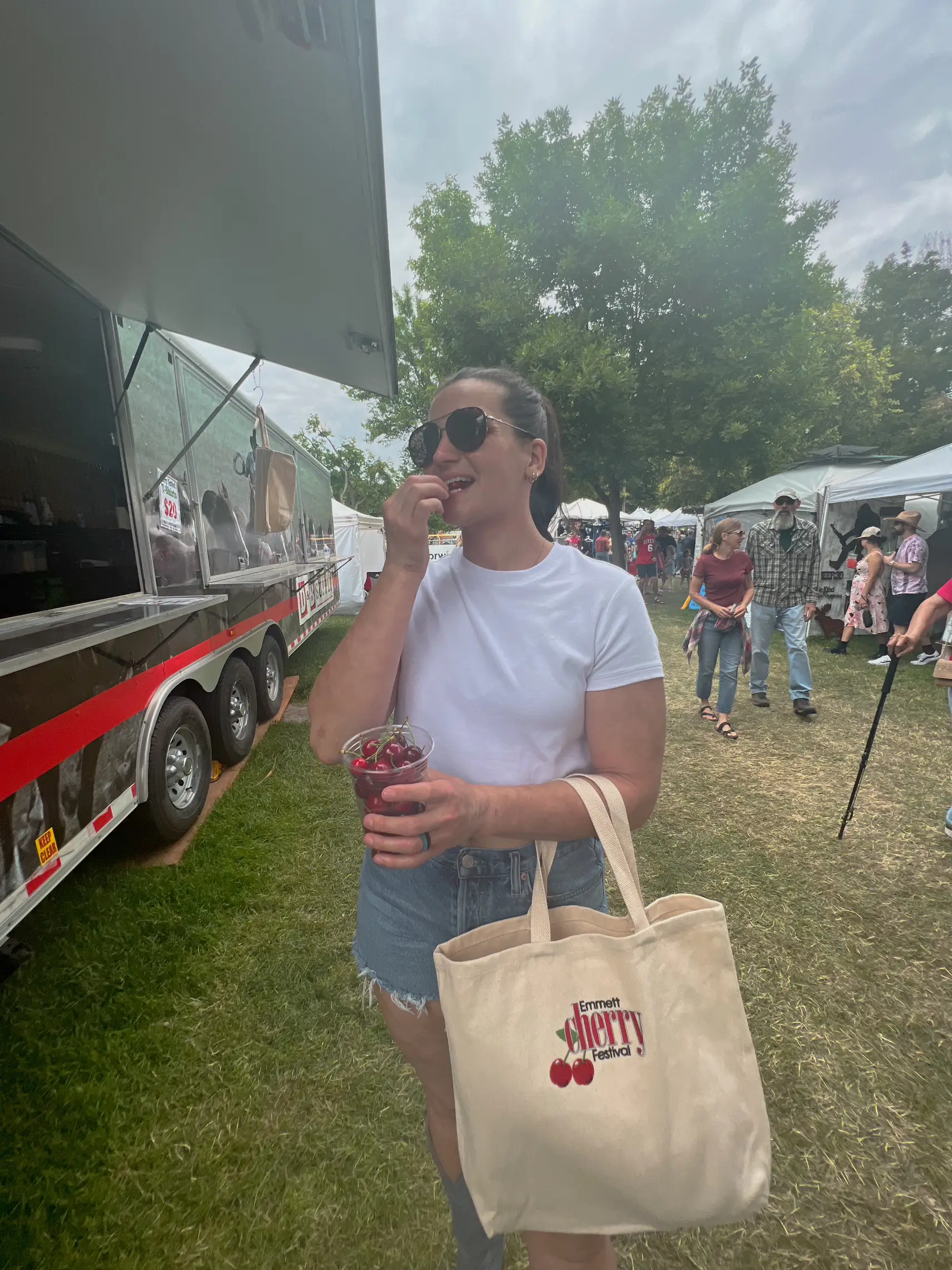 Everything I ate at the Emmett Cherry Festival 🍒 | Gallery posted