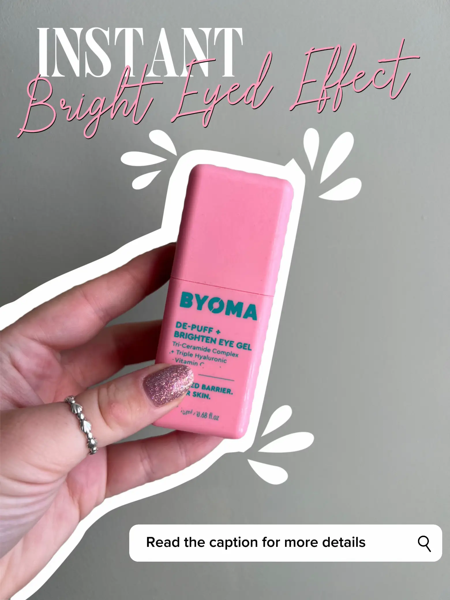 BYOMA De-Puff & Brighten Eye Gel