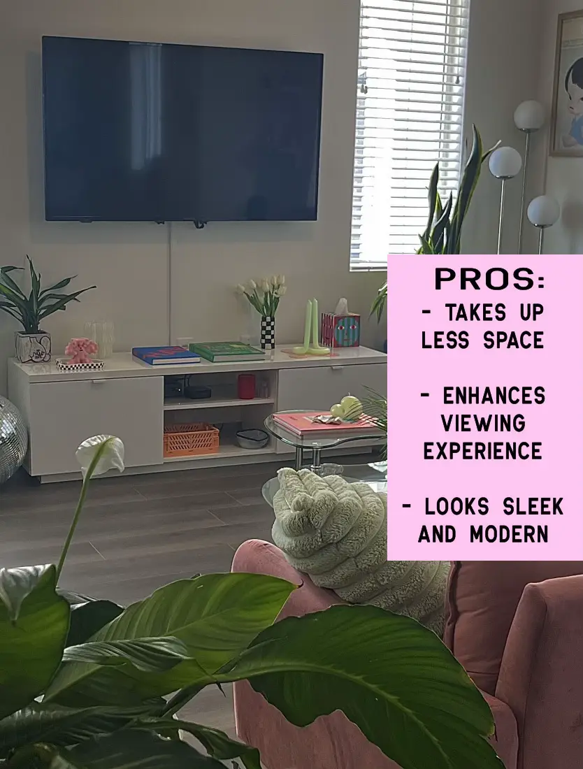 pros and cons of mounting your tv 📺⊹ ࣪ ˖ Gallery posted by hayley ⊹⋆
