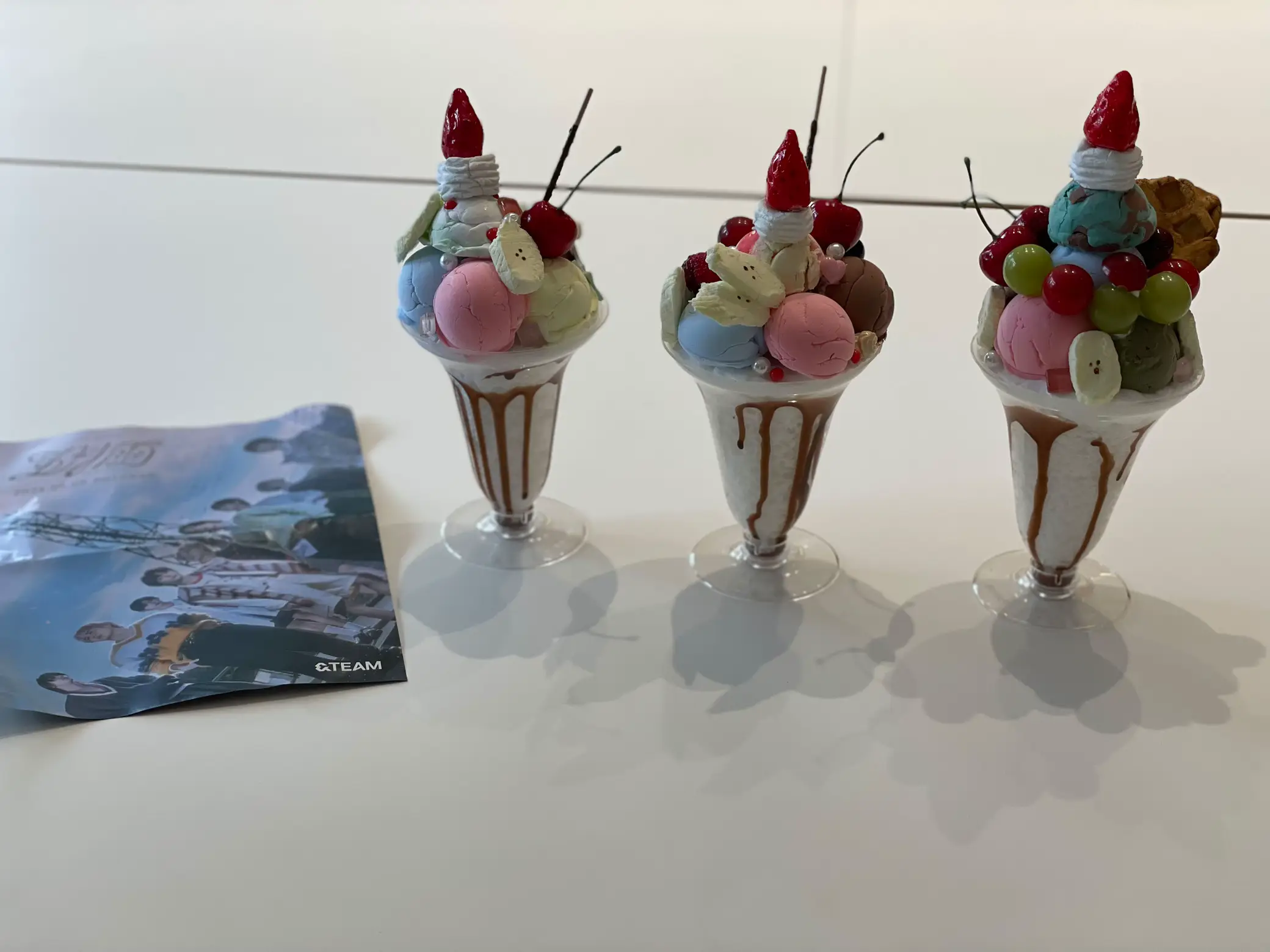 フェイククリームソーダ　グリーン　おままごと　食品サンプル フェイククリームソーダ グリーン おままごと 食品サンプル