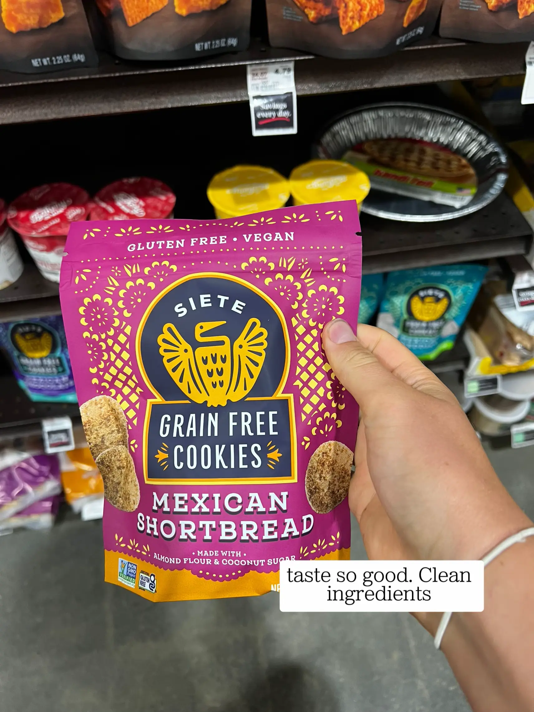 Siete Grain Free Mexican Shortbread Cookies, 4.5 oz at Whole Foods Market