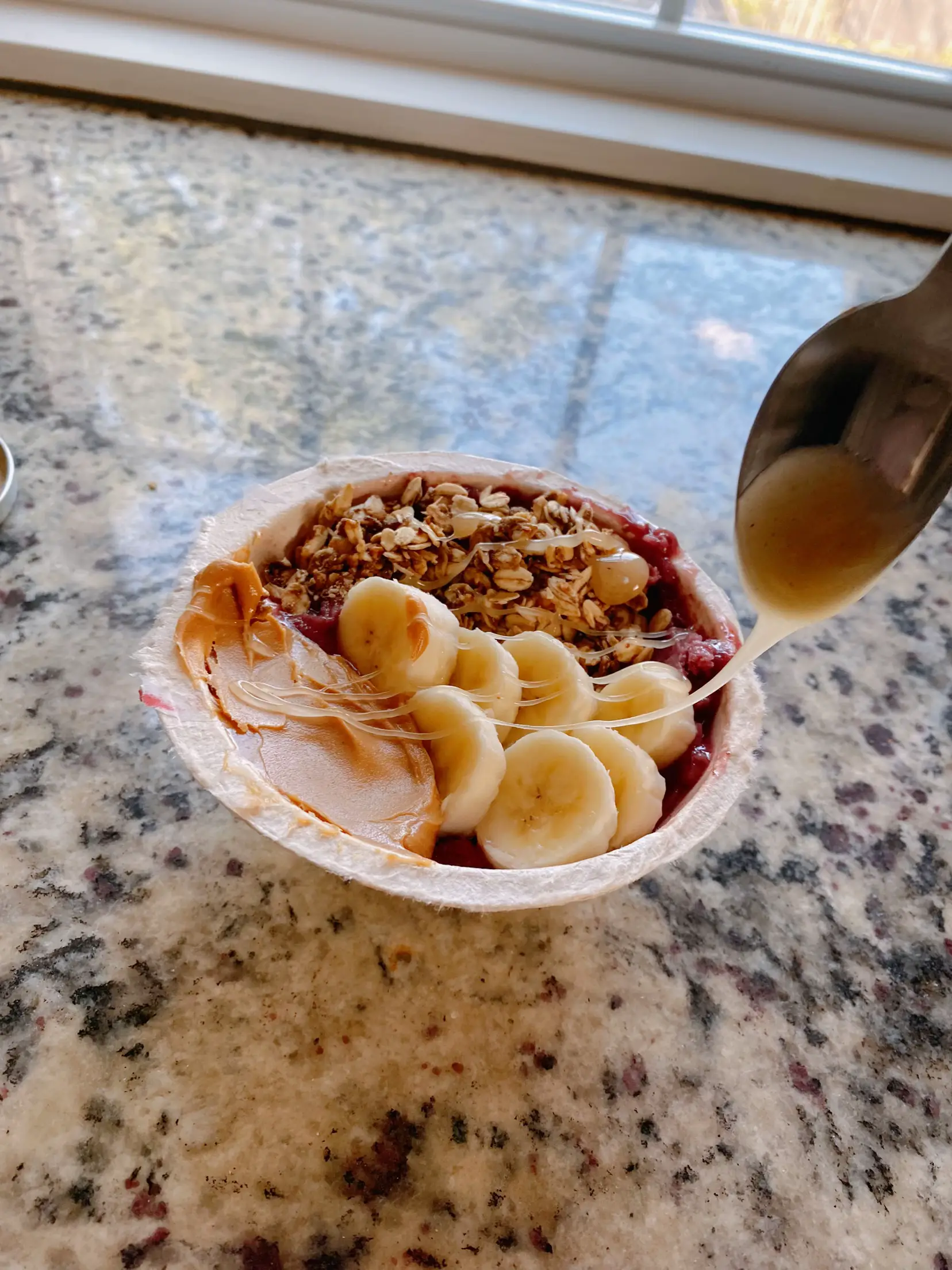 Letting the fruit filter make my smoothie bowl today!! #fyp #food