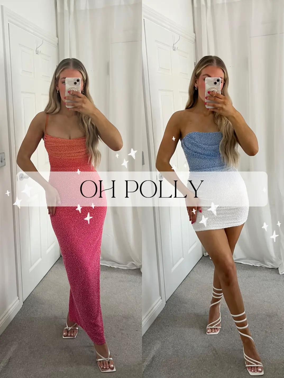Oh Polly shows how their bodysuit looks like on size 4 to 14 - but everyone  is saying the same thing