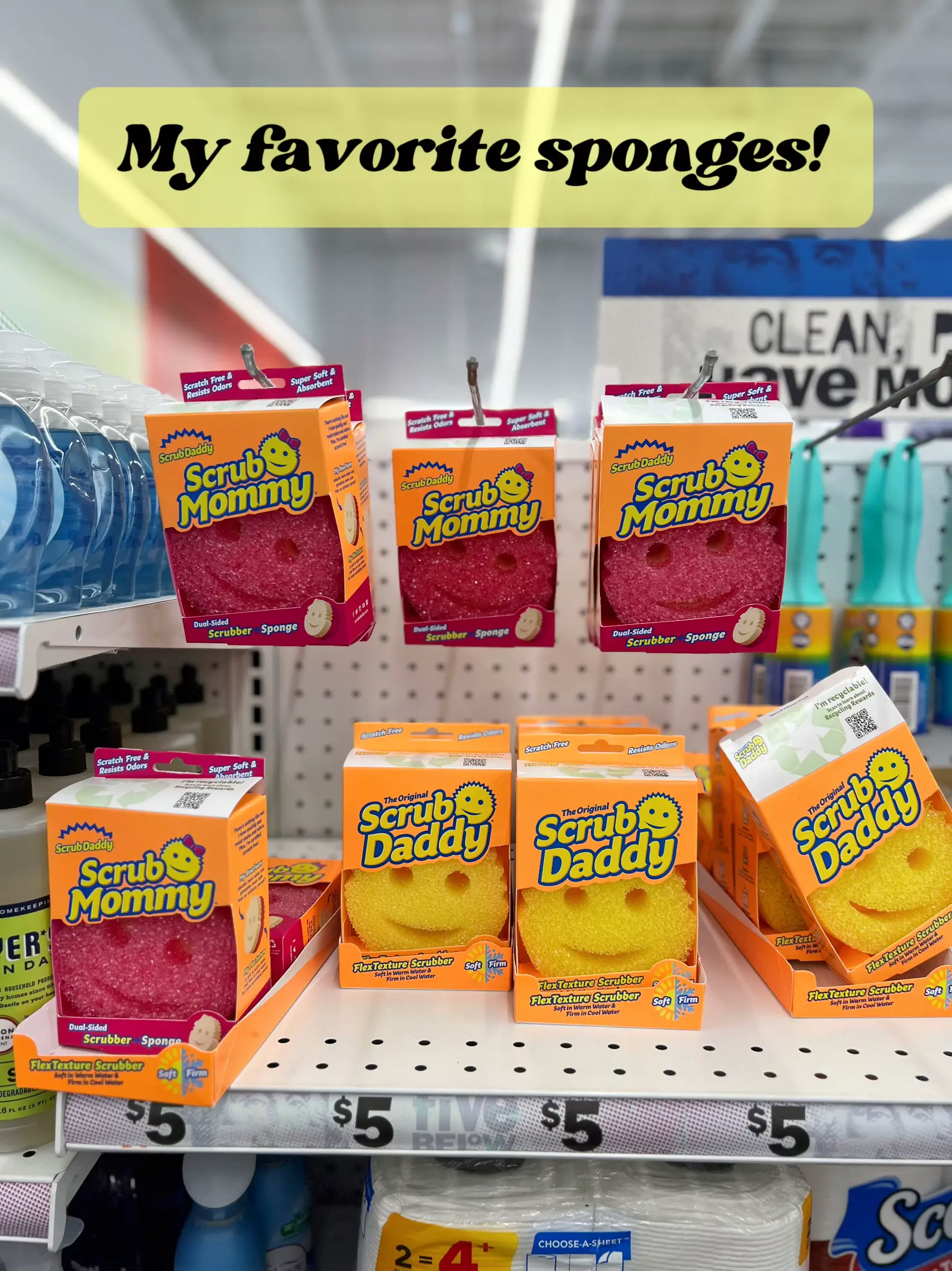 Why I'm Obsessed with Scrub Daddy, Mommy and Sponge Family!