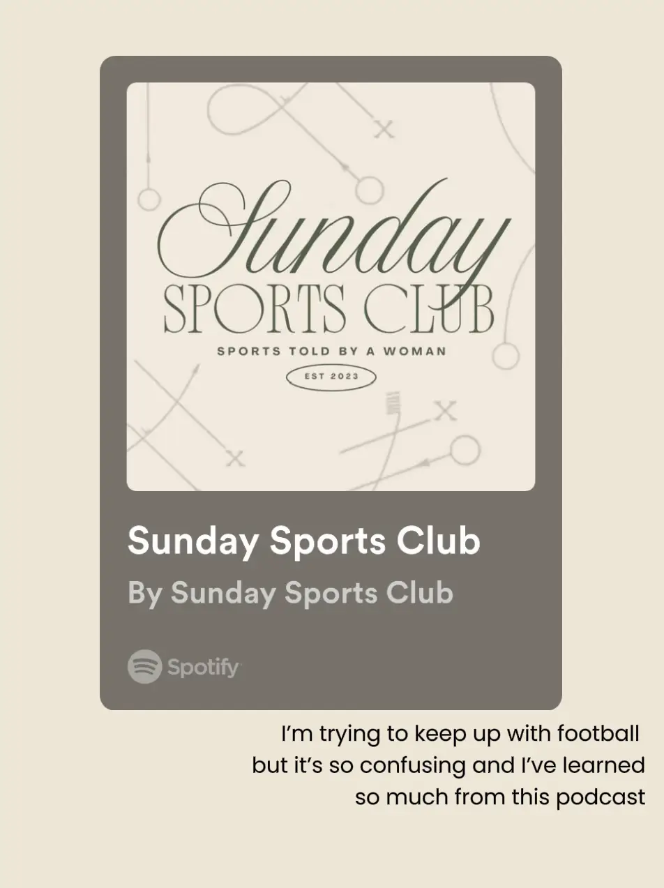  A podcast cover for Sunday Sports Club by