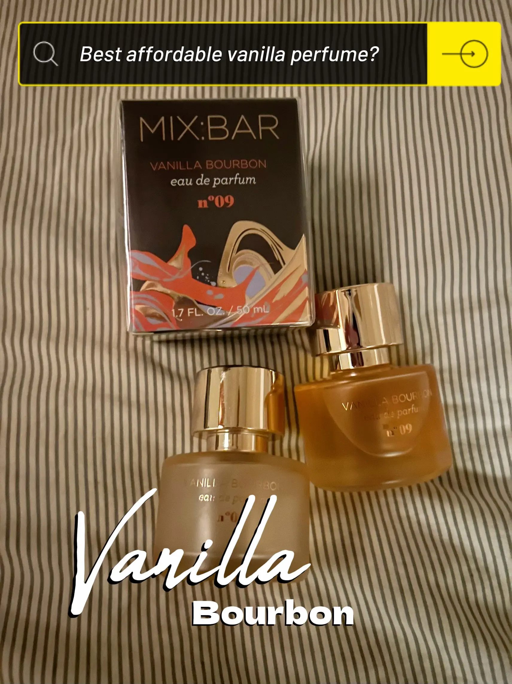 MIX: BAR Vanilla Bourbon Eau De Parfum 1.7 Fl. Oz! Germany