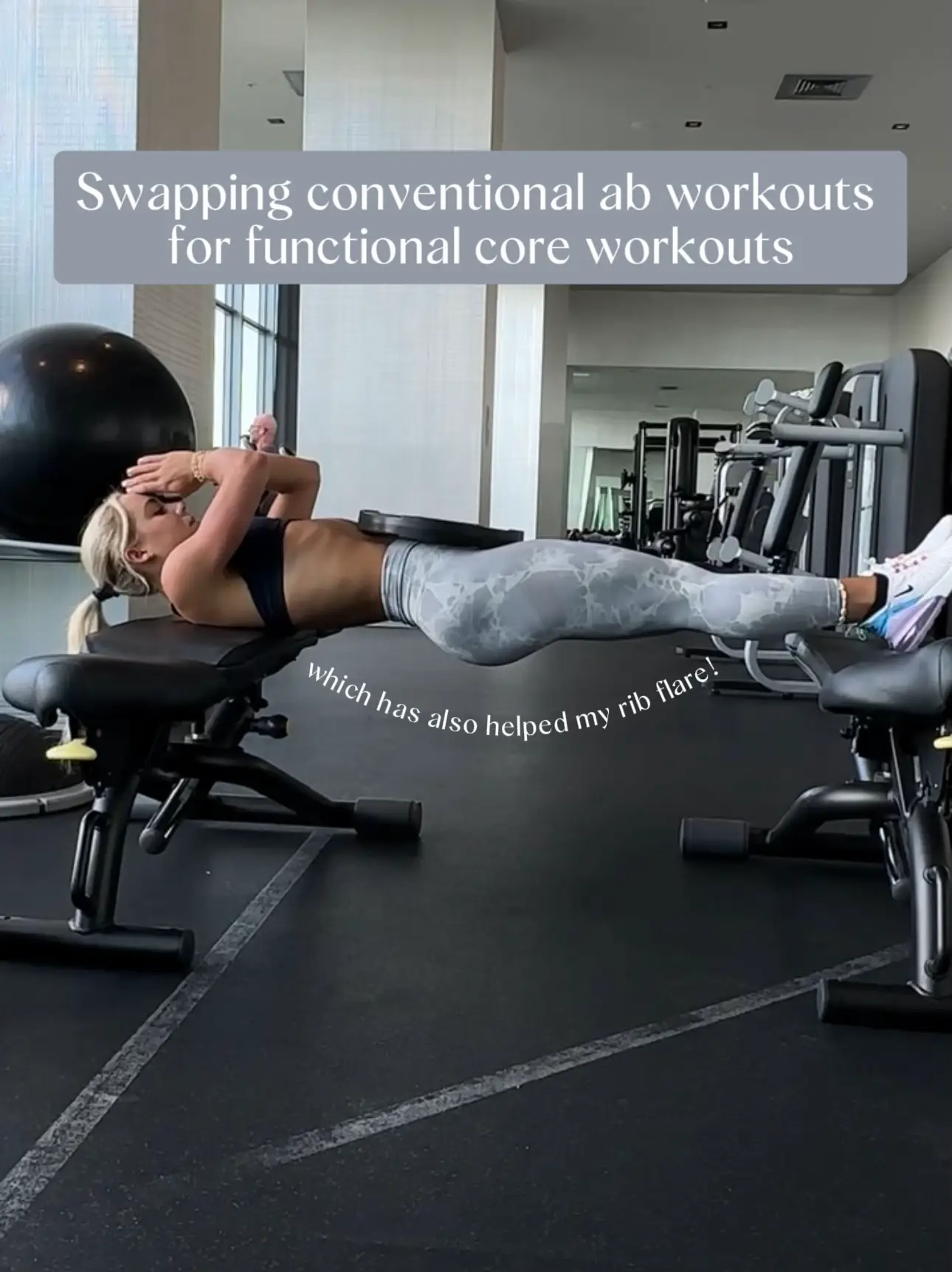 Core Fitness For Moms - Rib flaring can happen in everyday moves