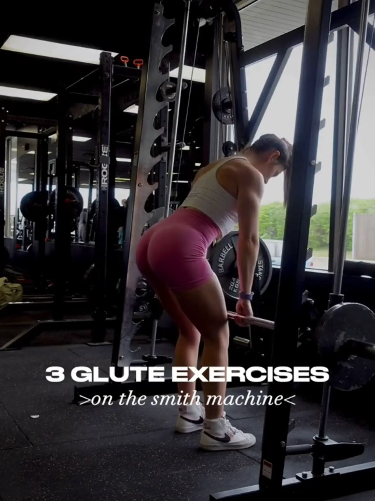 Glute workout best sale on smith machine