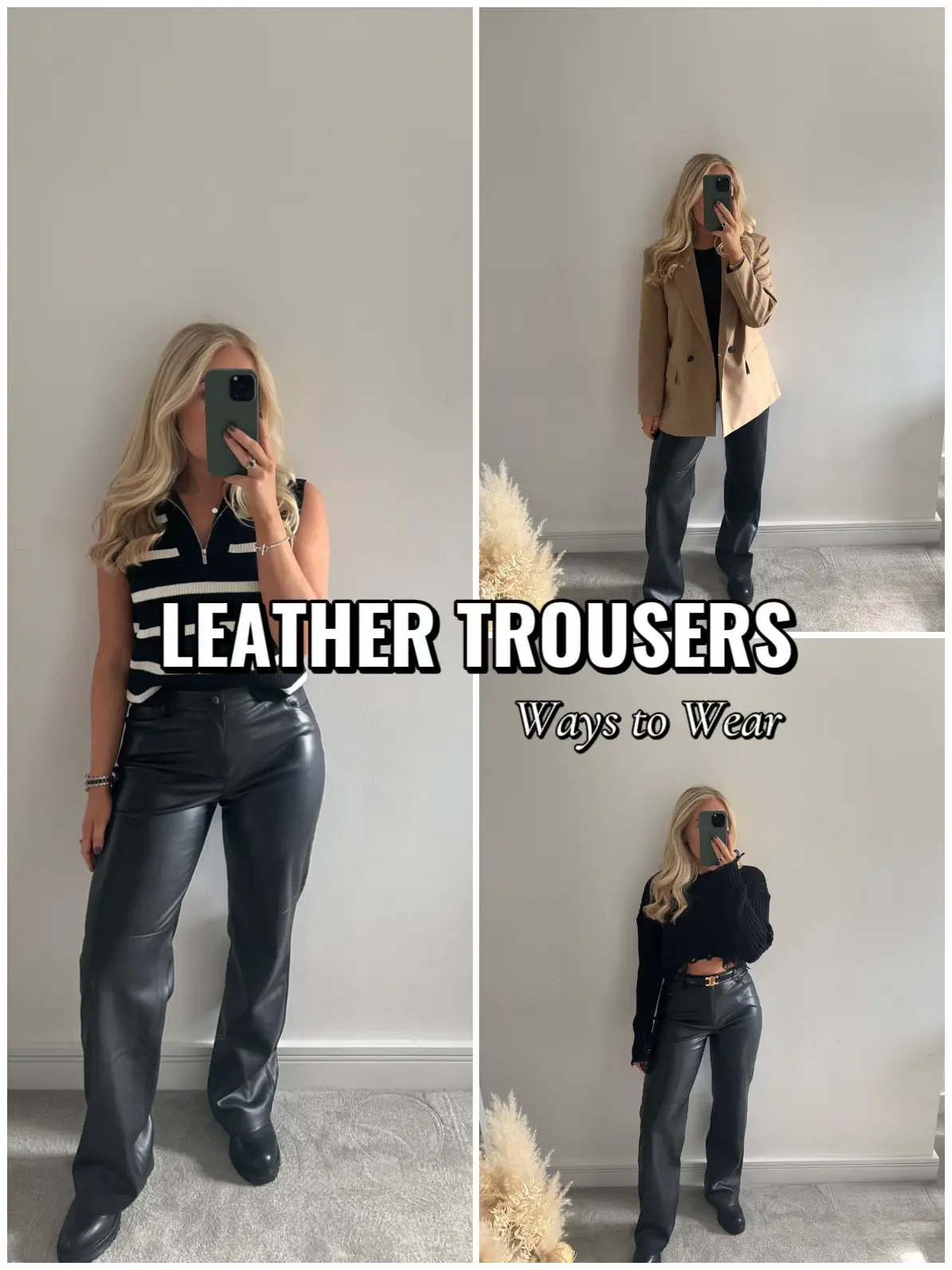 Styling leather trousers, Gallery posted by Kavveeta