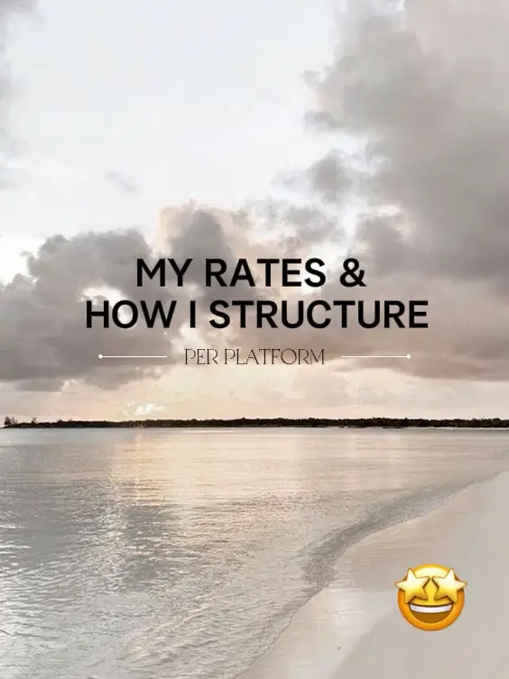 My Rates & how I structure them ✨'s images(0)