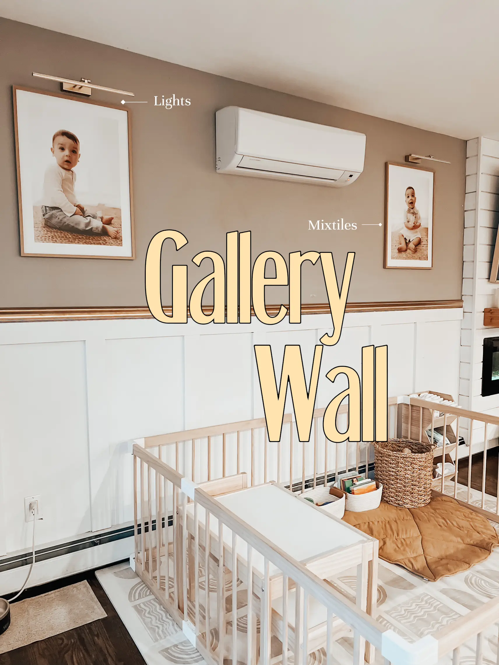 Not-Too-Tacky Family Photo Gallery Wall With Mixtiles