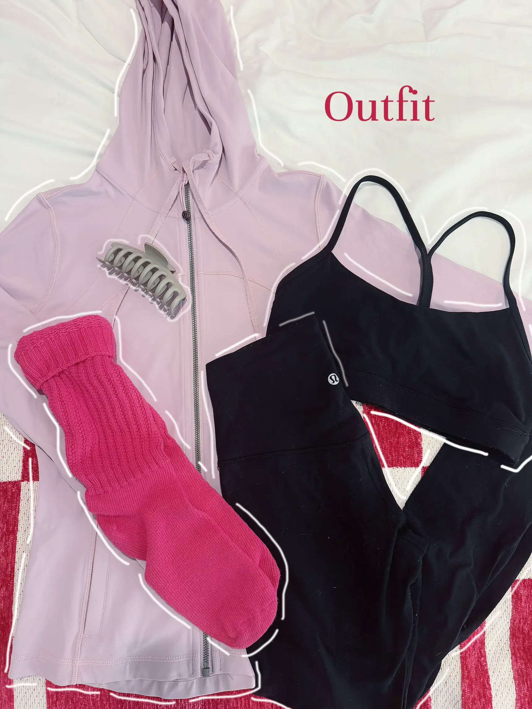 Lululemon Hot Pink Leggings Size 2 - $45 (50% Off Retail) - From Kaylee