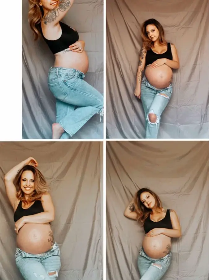 Maternity shoot- minimal, casual, floral, Gallery posted by Skyler Jones