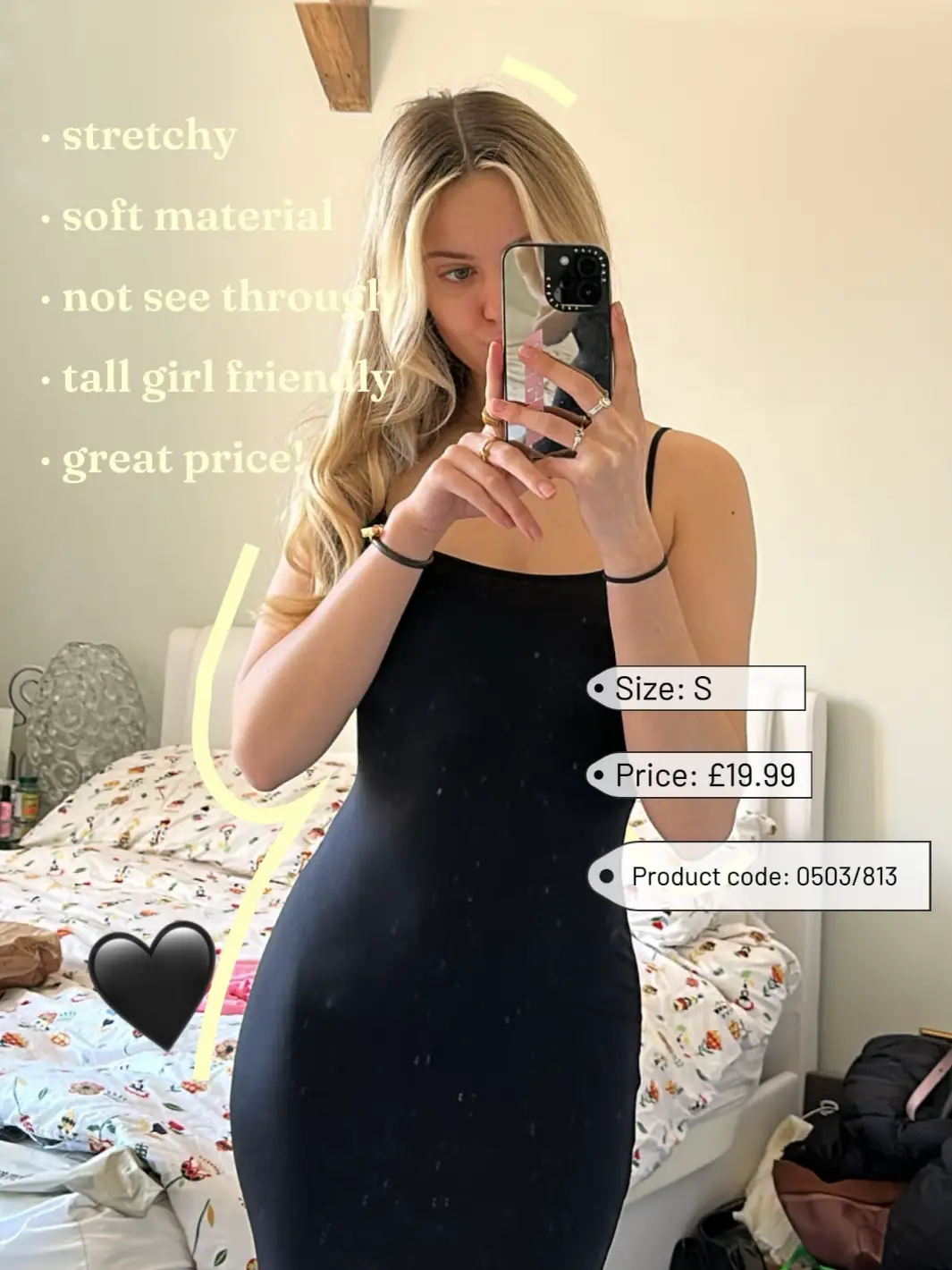 I tried the viral Bershka dress and it's identical to Skims - but it's £56