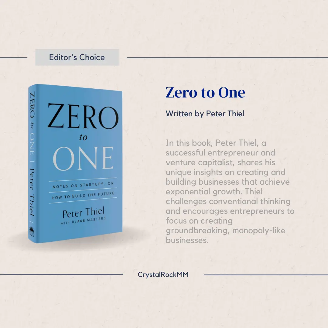 Book Review: Zero to One by Peter Thiel and Blake Masters - Dan Norris