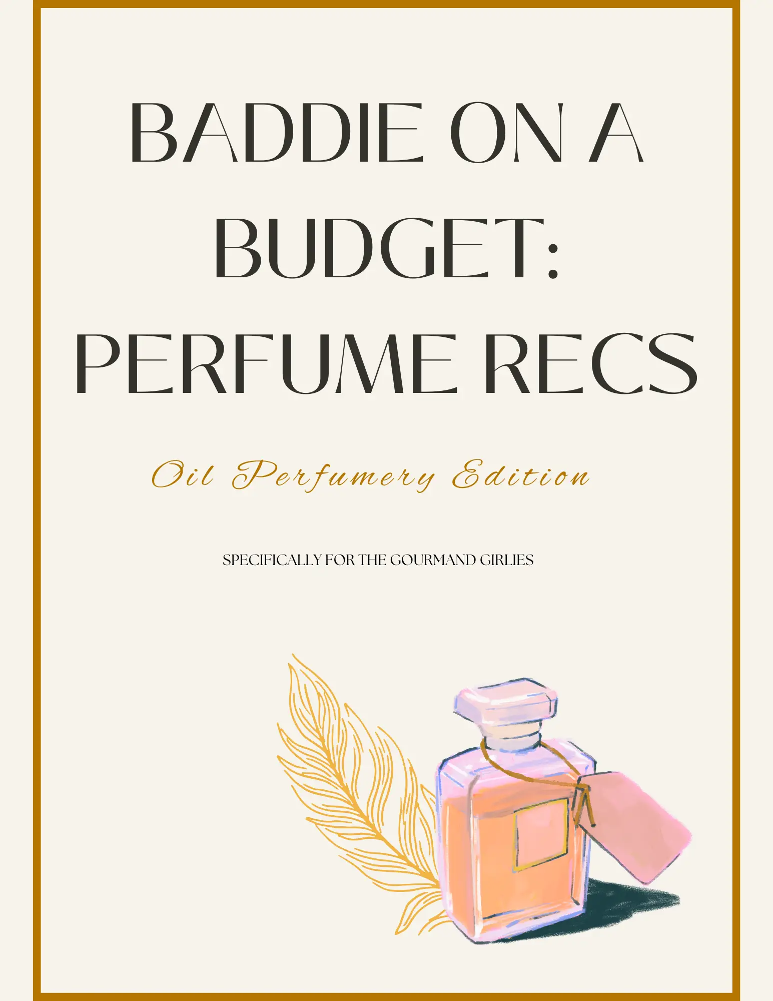 Oil cheap perfumery reviews