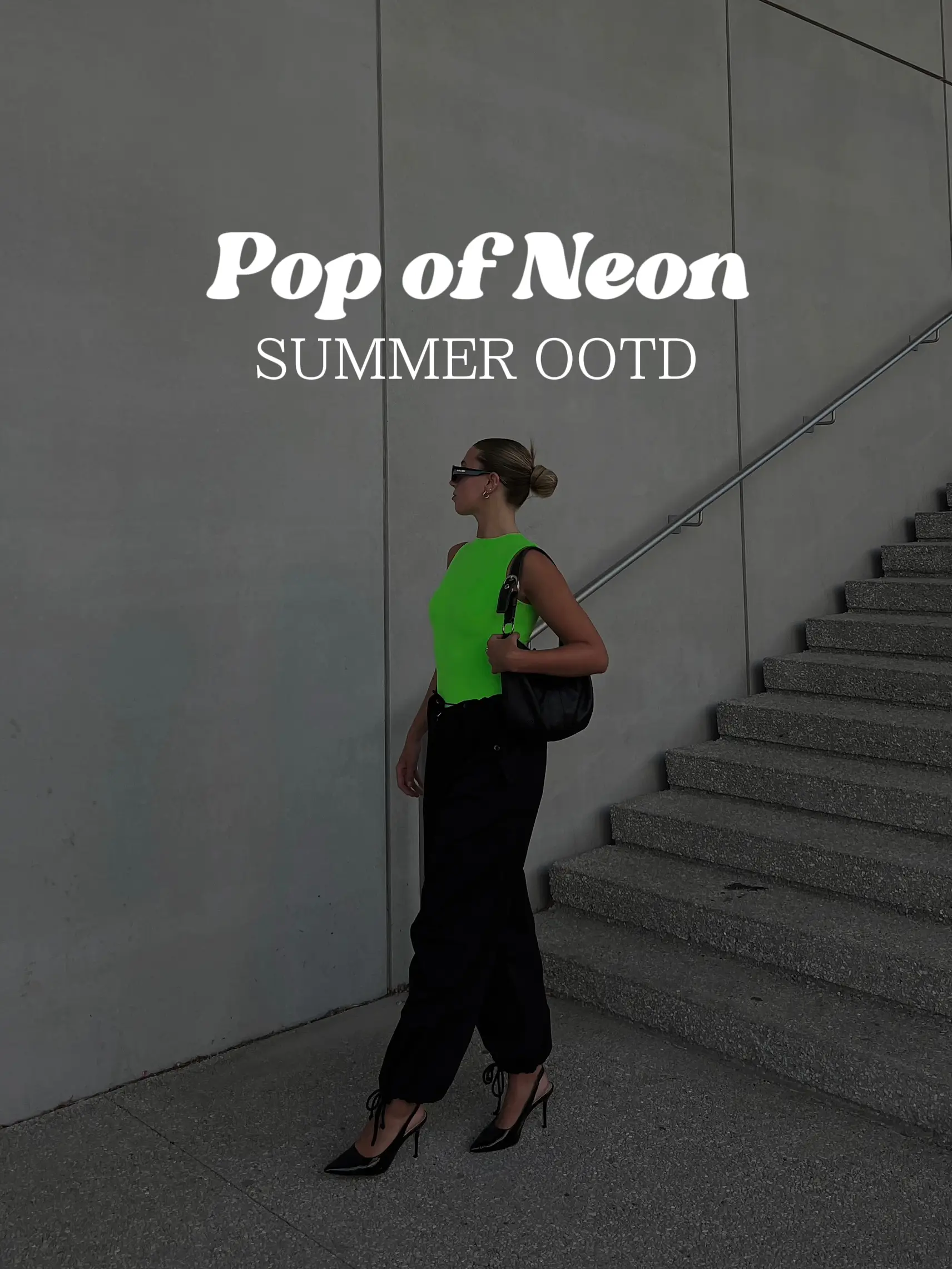 what’s summer w/o a pop of color ?! neon green dress 👗💘