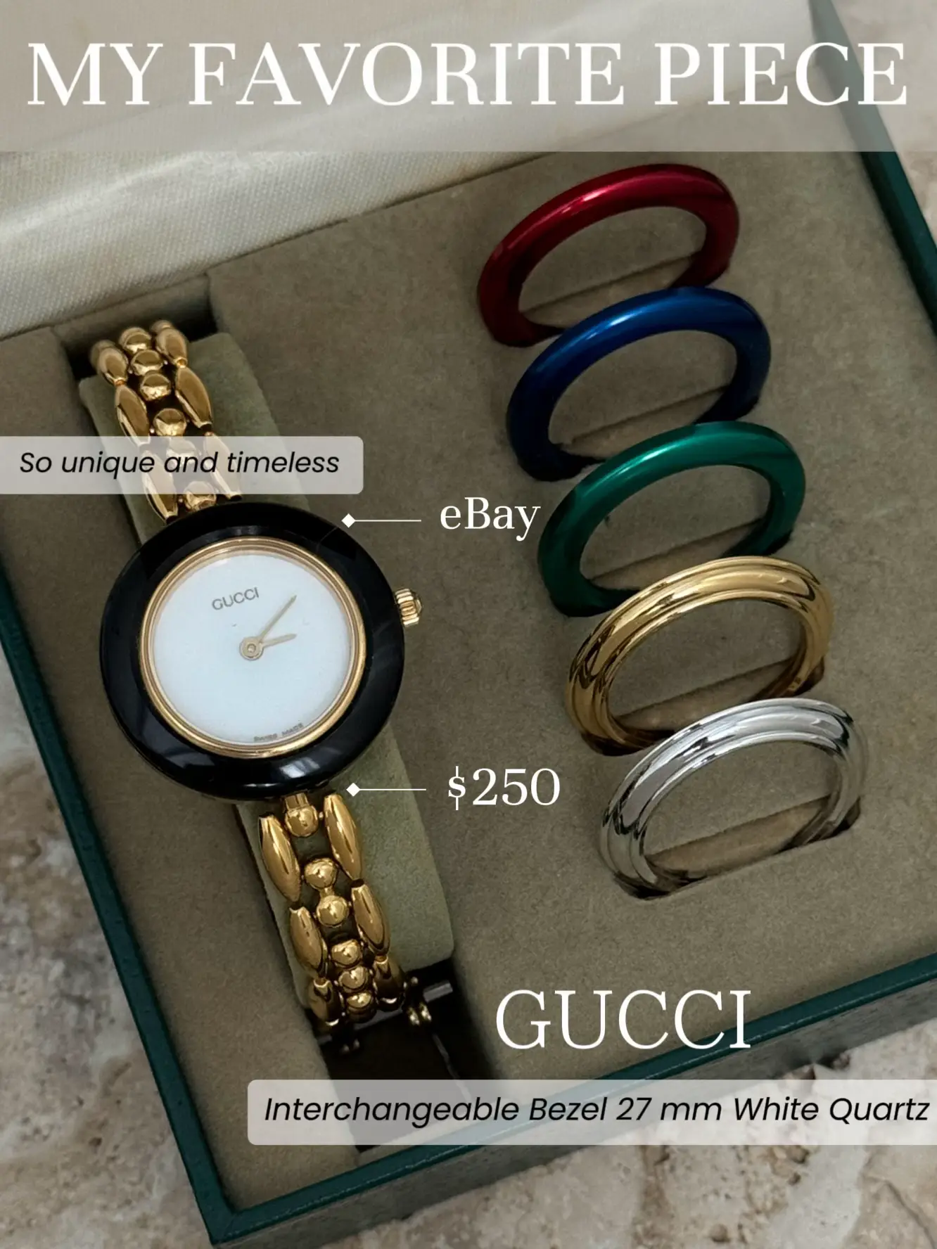 How to tell if discount my gucci watch is real