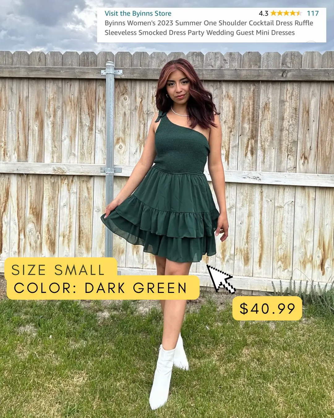 Dusk knot puff sleeve mini dress emerald green – Dress to Impress Rentals