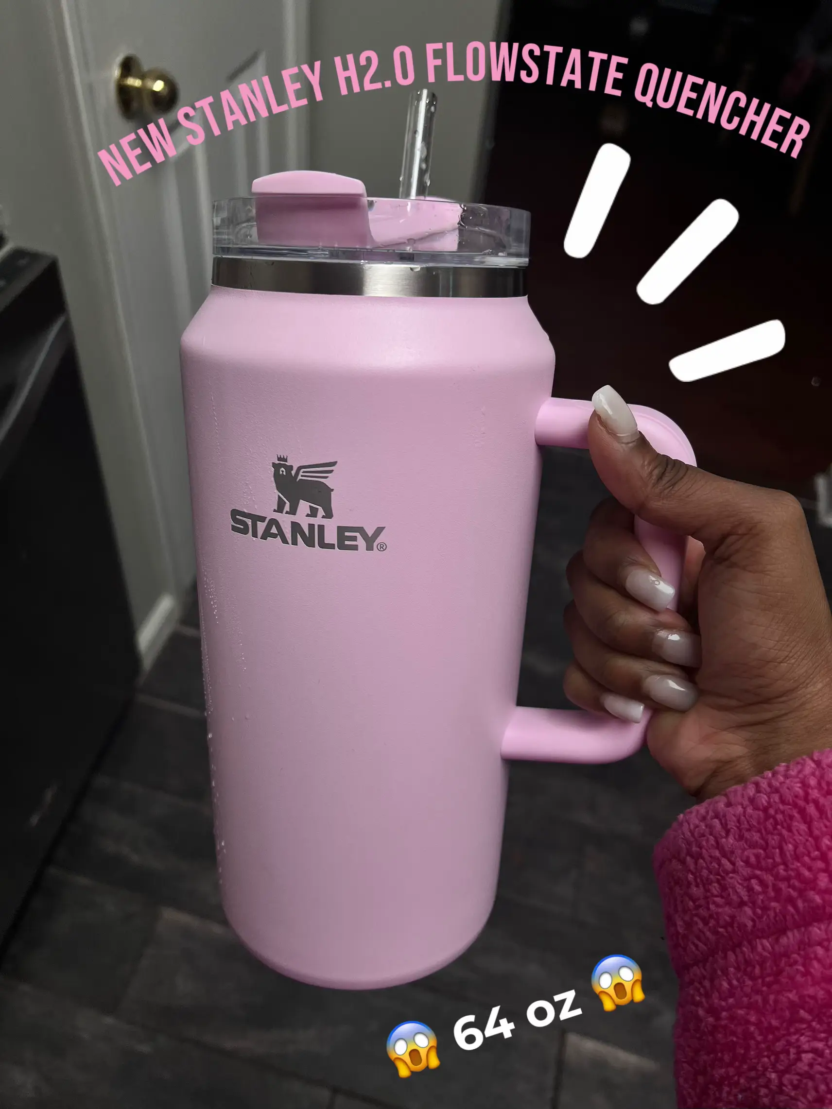 Stanley Pink Parade Limited Edition 40 oz Quencher H2.0 Flowstate Tumbler  New
