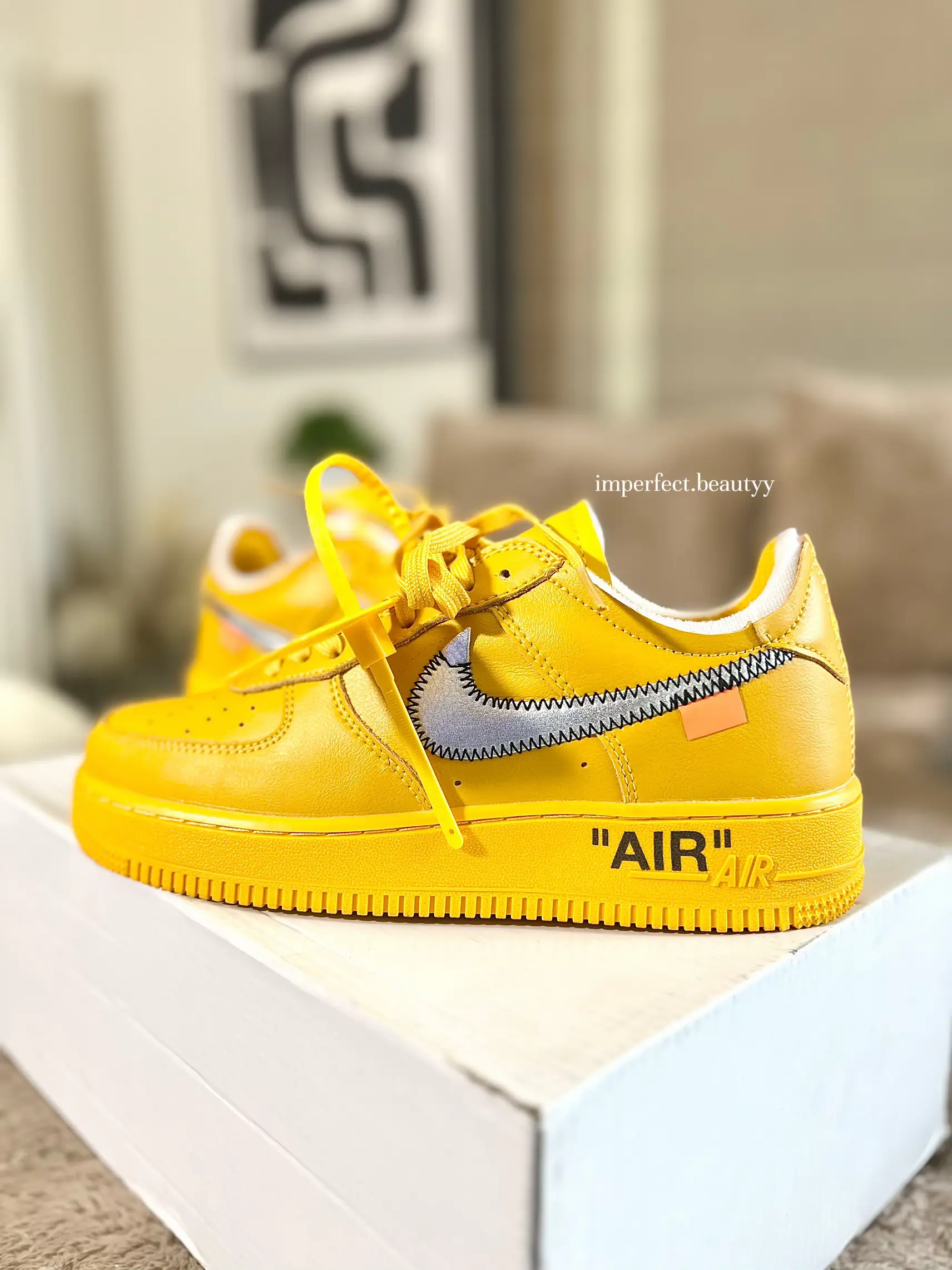 Off white blue and hotsell yellow shoes