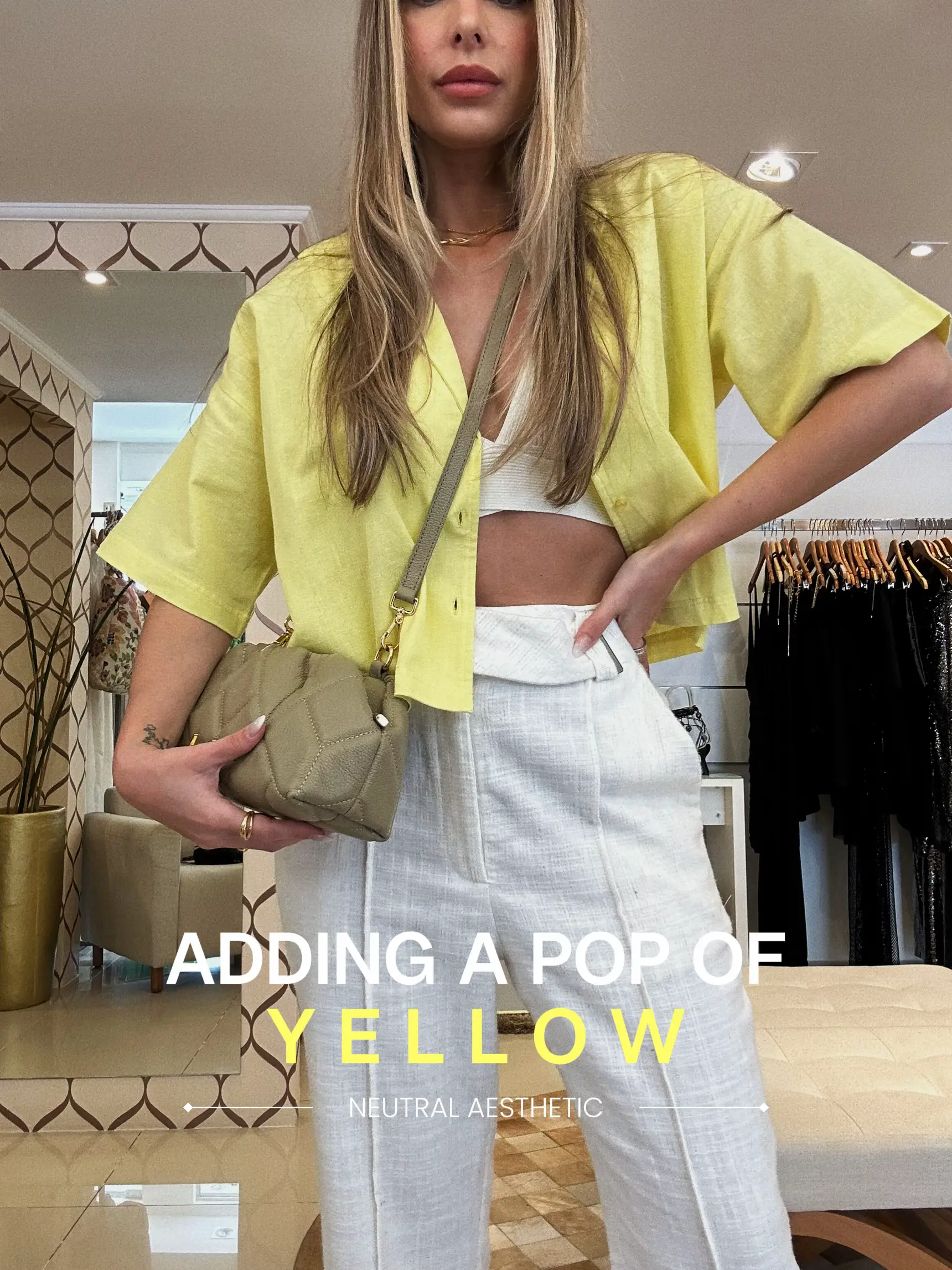 Aesthetic hot sale outfits yellow