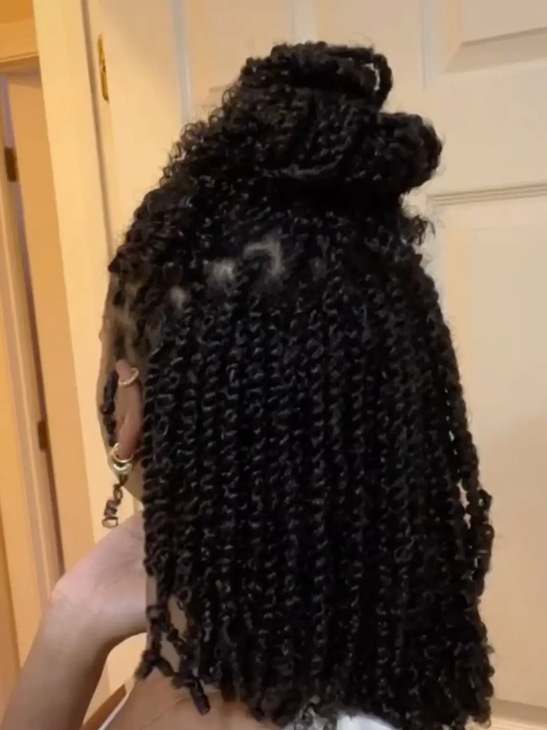 Medium Senegalese Rope Twists knotless method. No matter your curl pattern  your hair cannot be slip…
