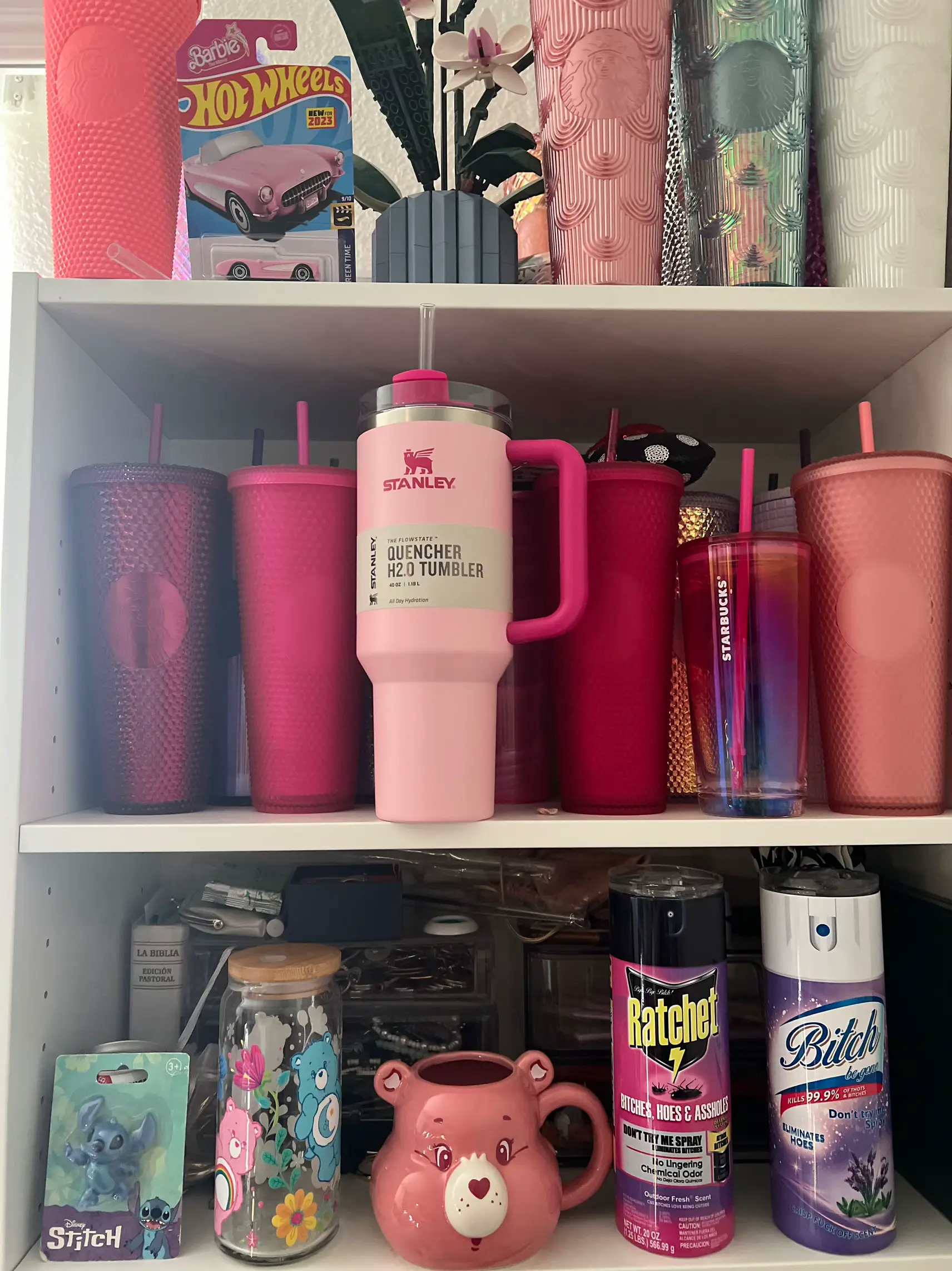 Here's Where You Can Get The Viral Starbucks Stanley Tumblers - Stanley  Tumbler - Stanley Tumbler - Stylish Stanley Tumbler - Pink Barbie Citron  Dye Tie
