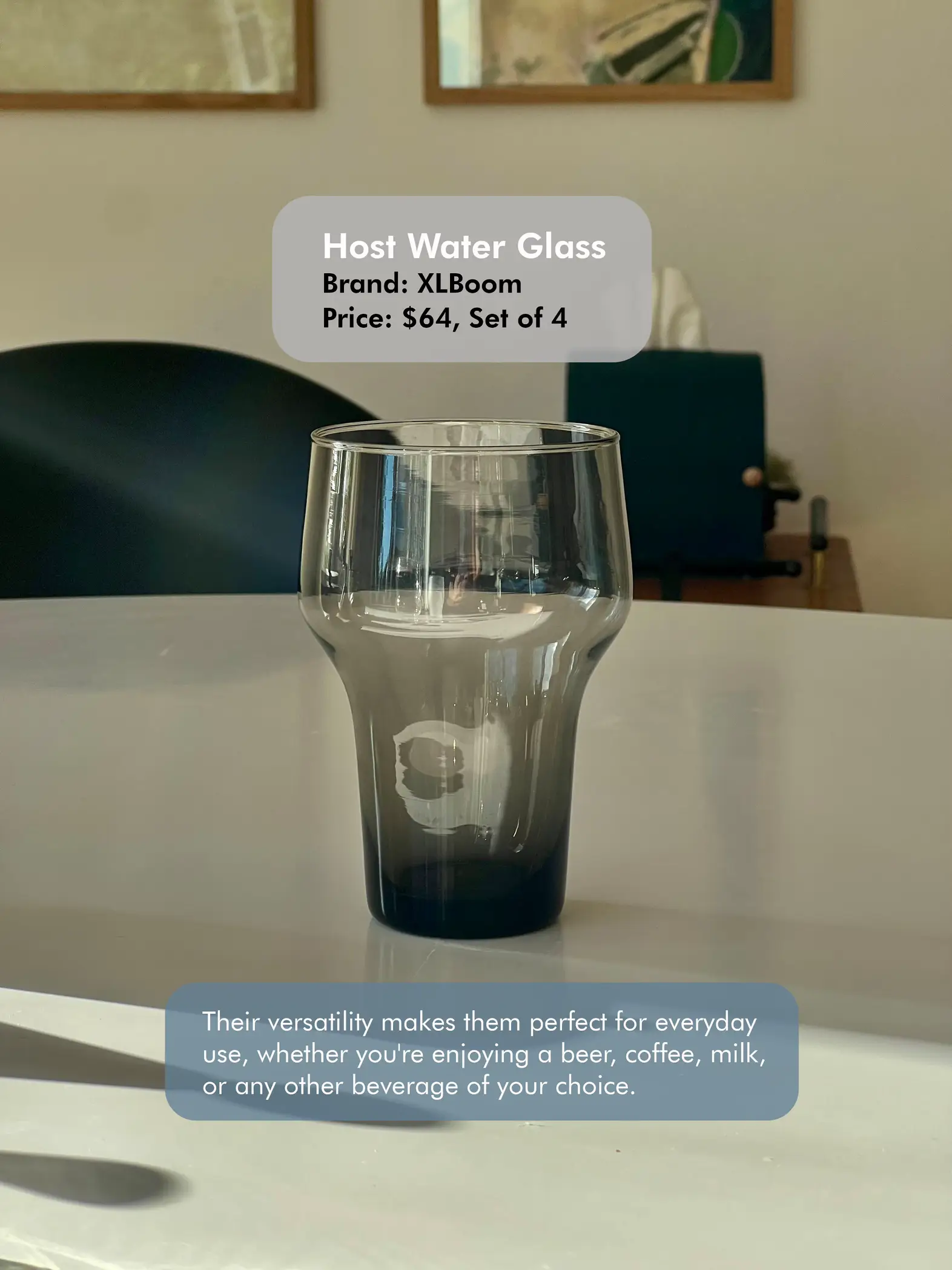 Great selection of Modern branded Latte Glasses