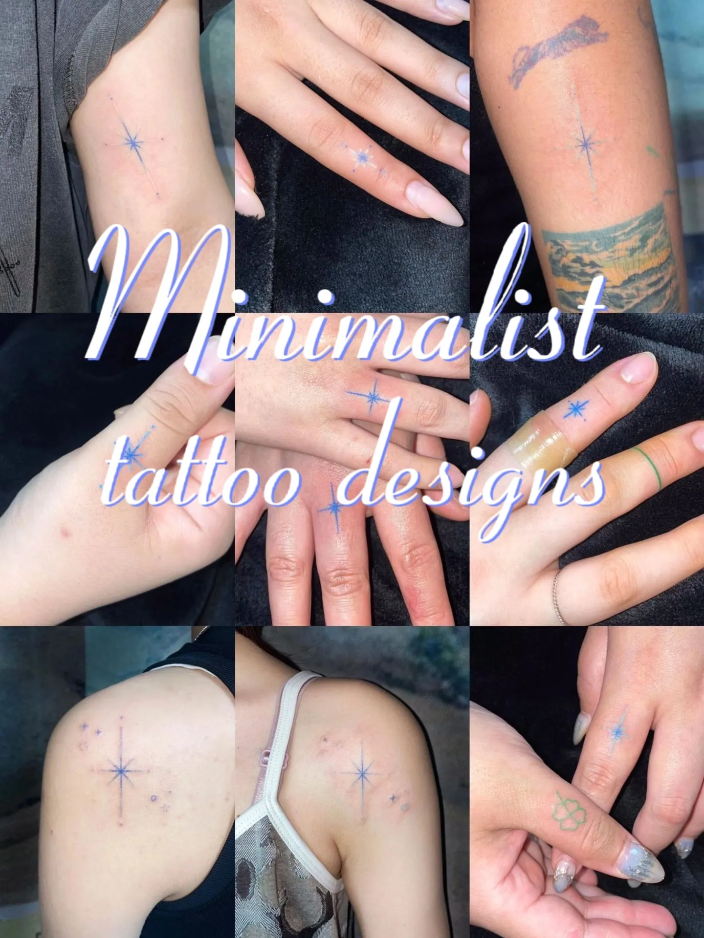 star tattoo designs for girls on wrist