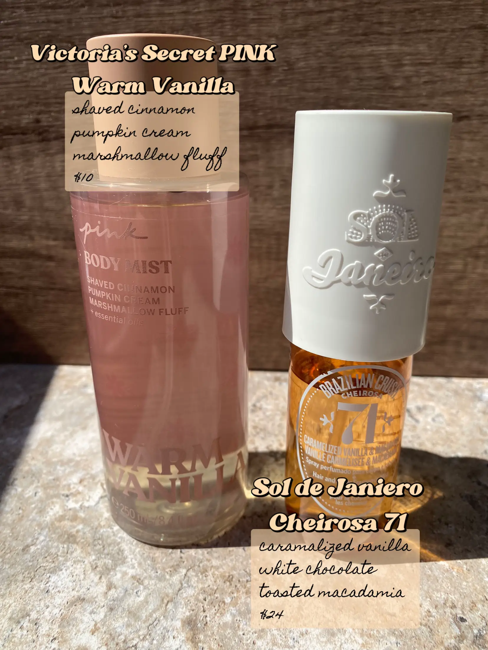 Victoria's Secret Pink Splash Warm Vanilla Mist Gourmand