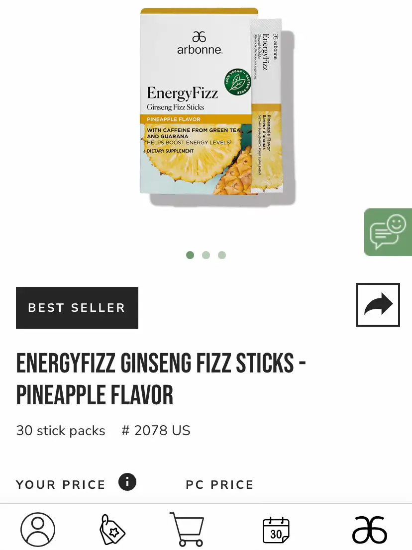 EnergyFizz Ginseng Fizz Sticks - Blood Orange Flavor, Shop-All/Nutrition/Energy
