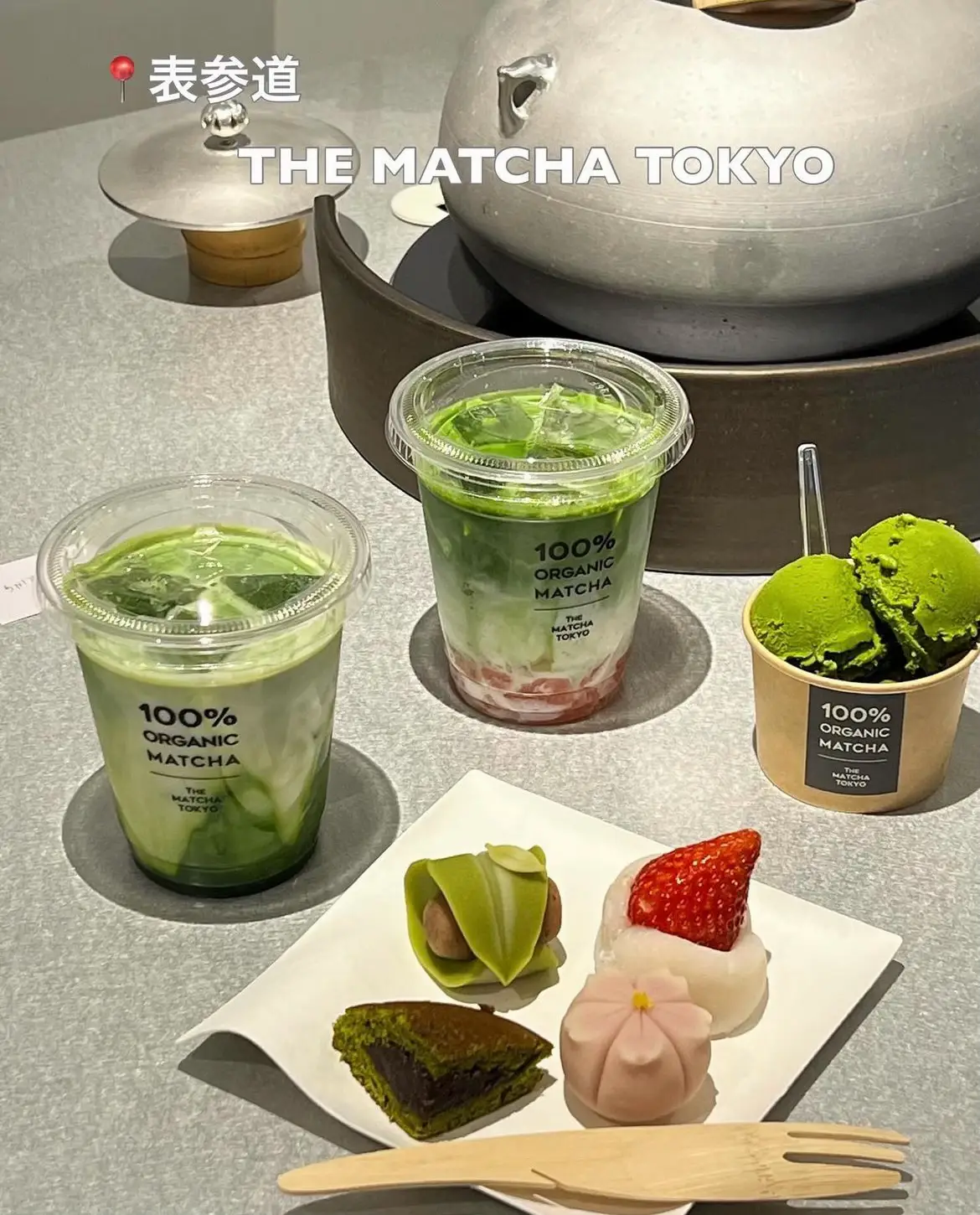 THE MATCHA TOKYO Cafe - Sweets and Drinks Using Organic Green Tea