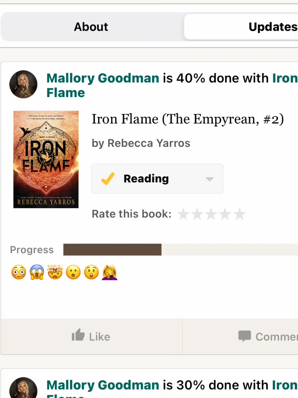 Iron Flame by Rebecca Yarros - Limited Editions - Book #2 Empyrean Series