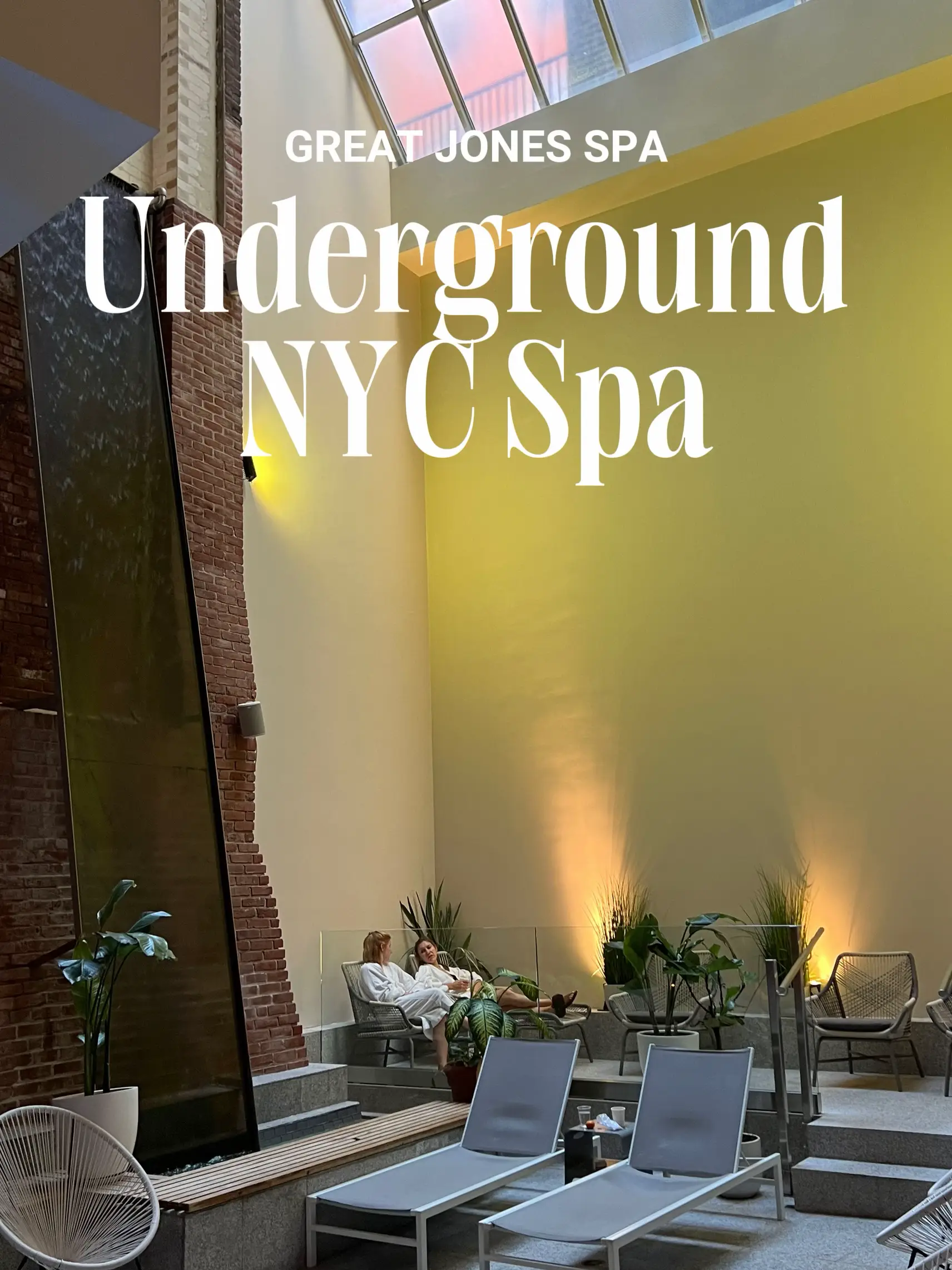 Underground spa in NYC's images