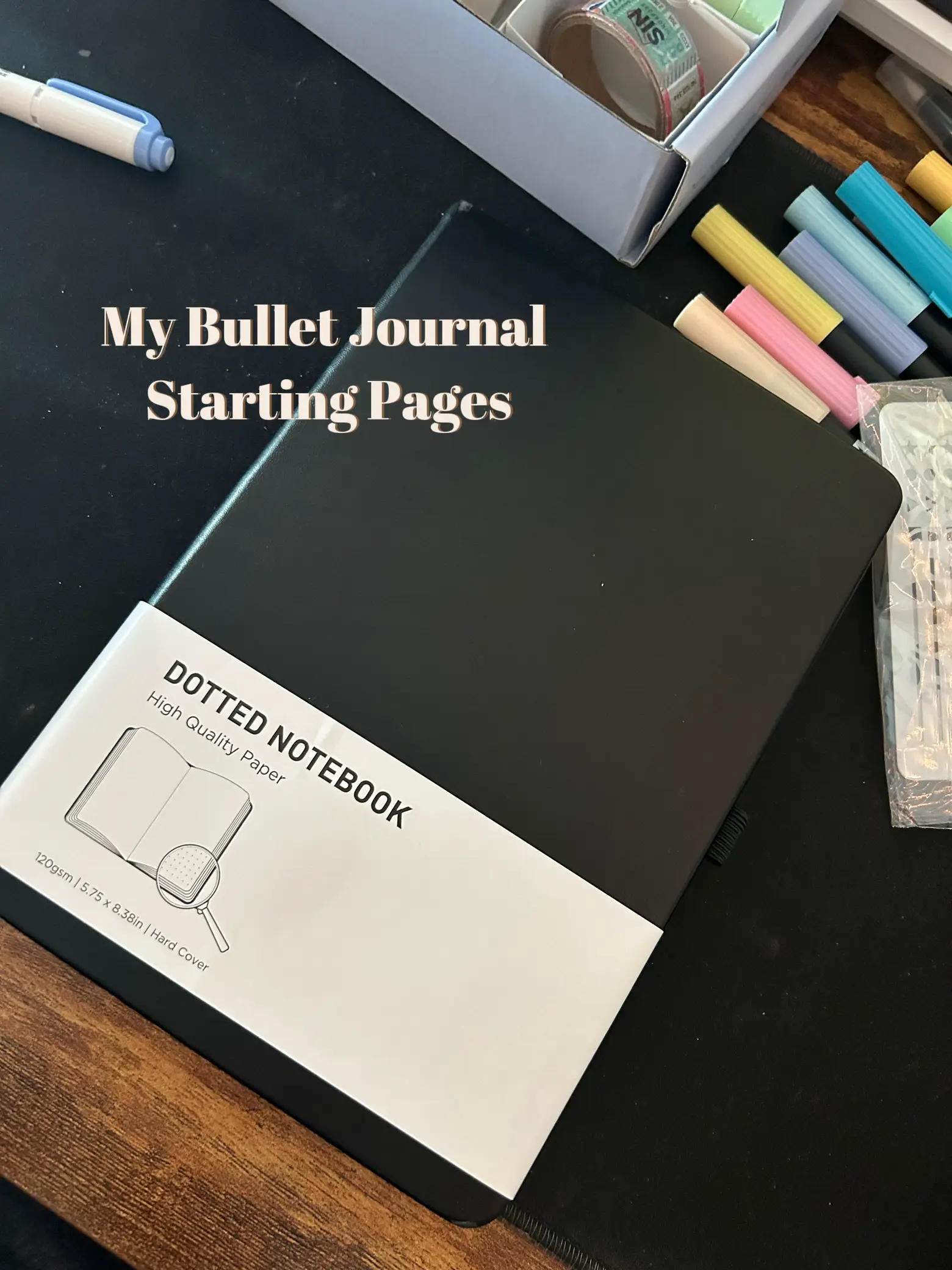 the ultimate bullet journal starter kit ⭐ essential supplies for beginners  