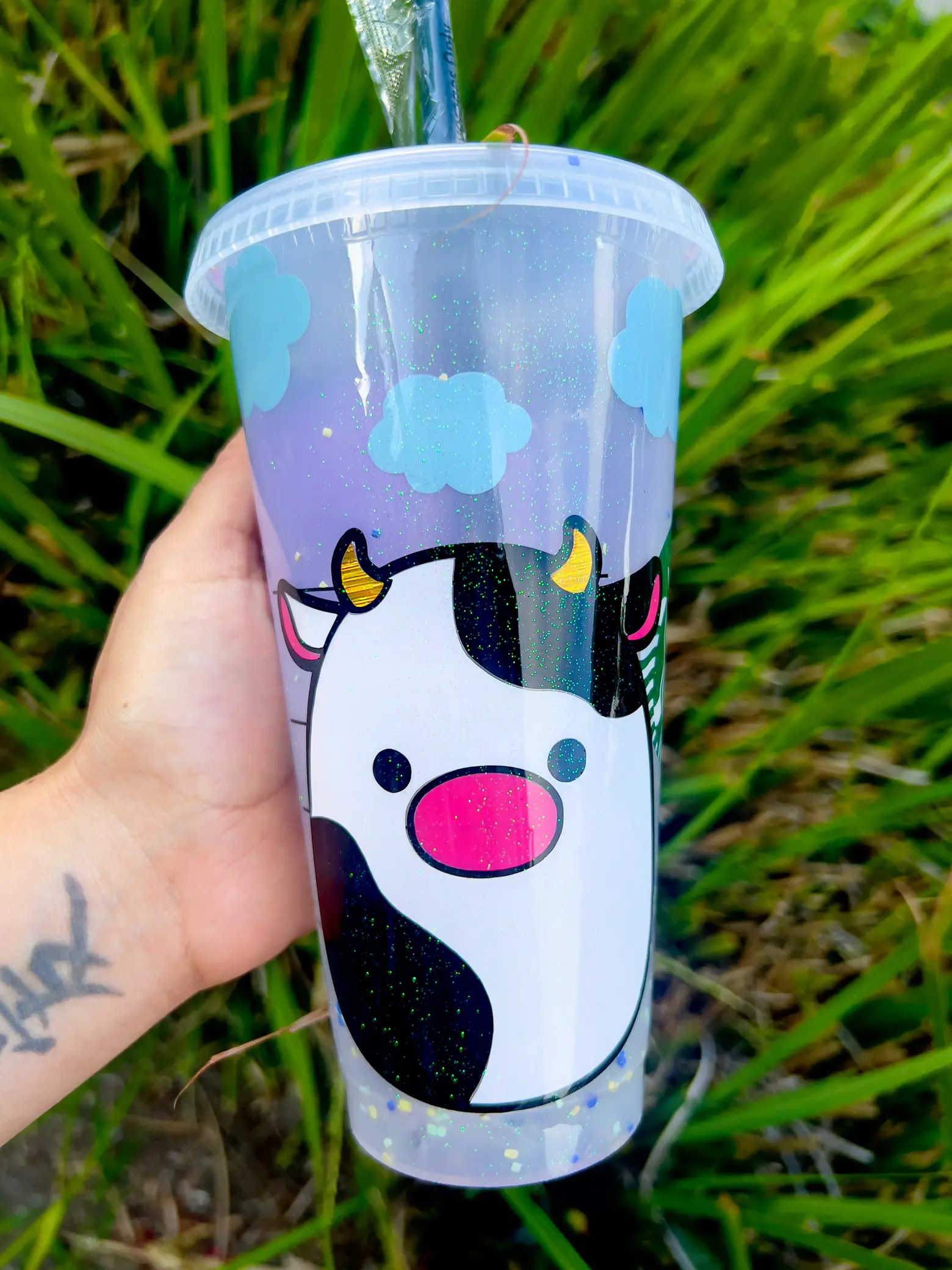 Squishmallow Tumbler Cup / Squishmallow Cup / Squishmallow Cow