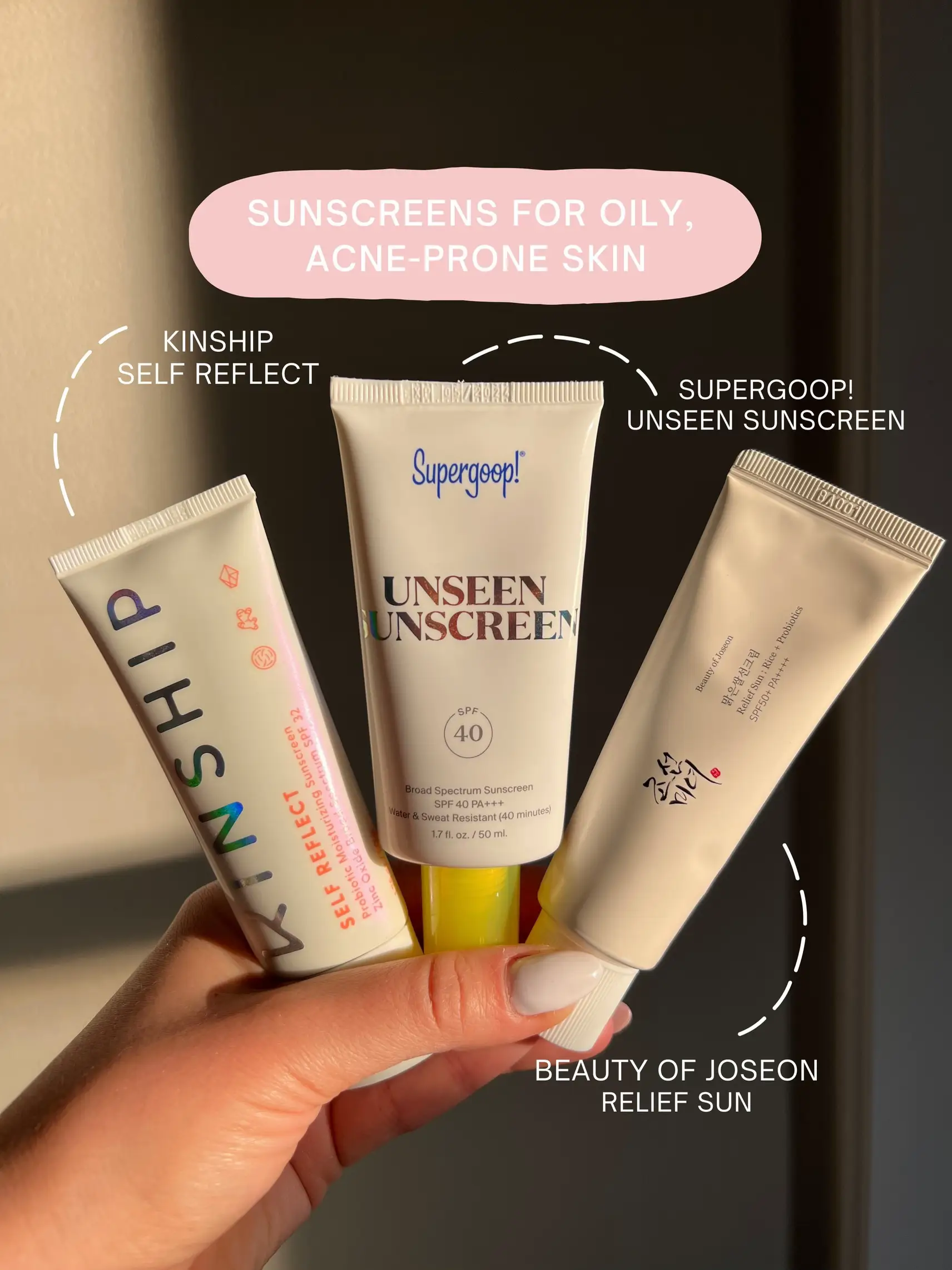 Sunscreens for oily, acneprone skin 🧴☀️ Gallery posted by Autumn