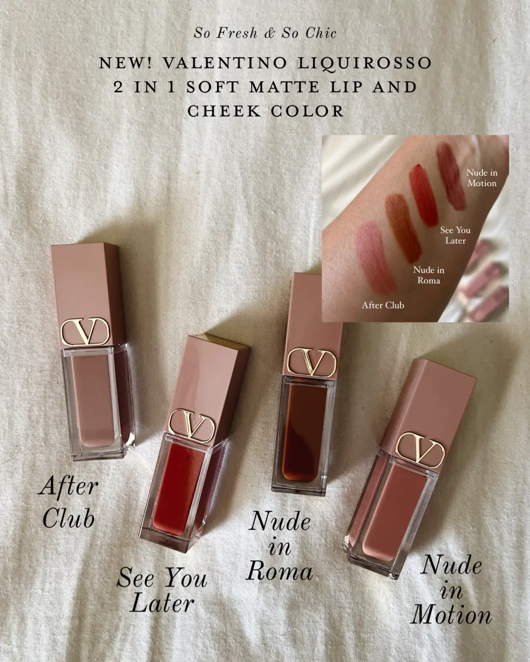 ankomme måske relæ New Valentino lip & cheek colours! Obsessed. 🥰💋 | Gallery posted by  sofreshsochic | Lemon8