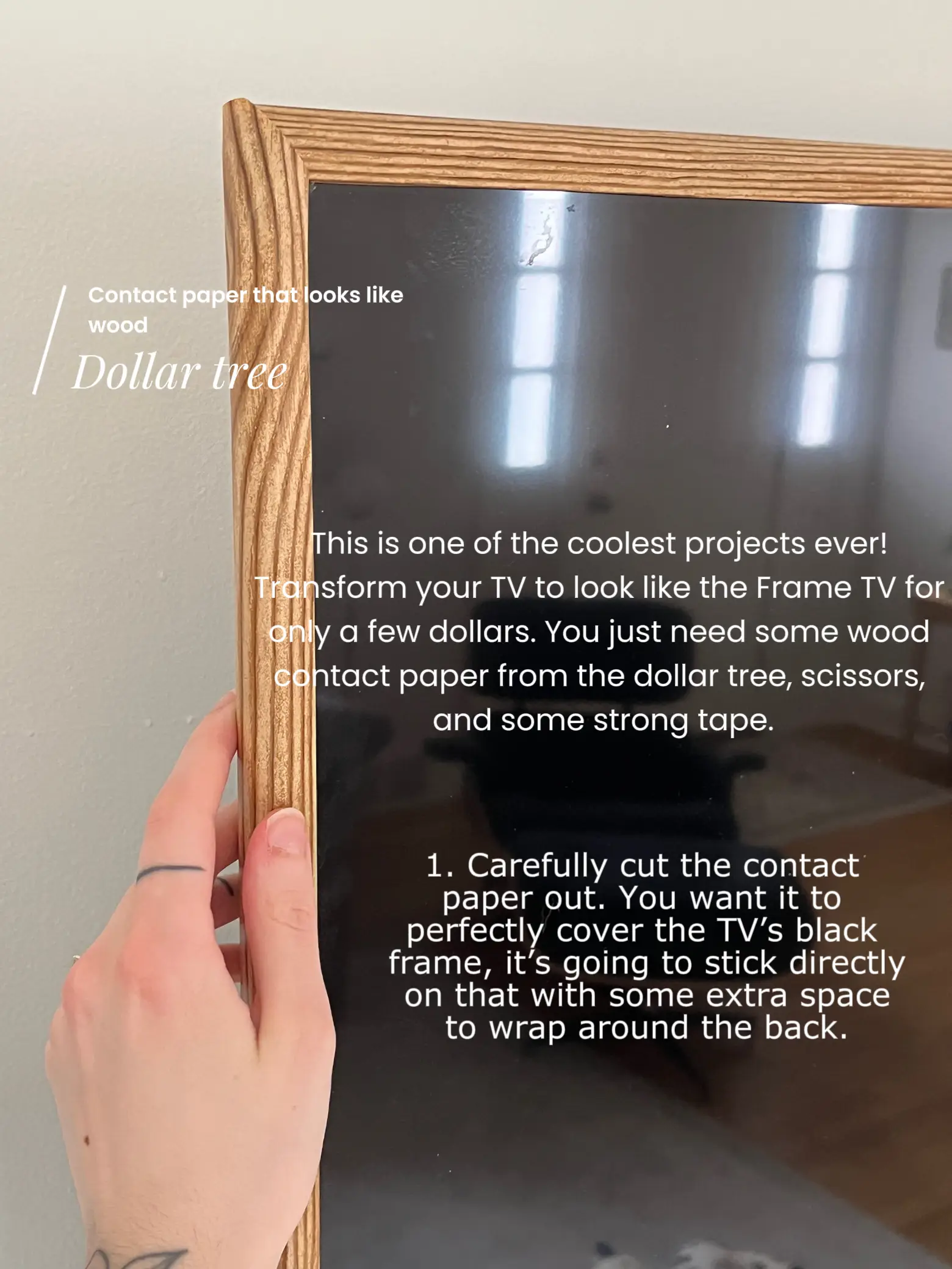 How to tape the back of your picture frame like a pro 