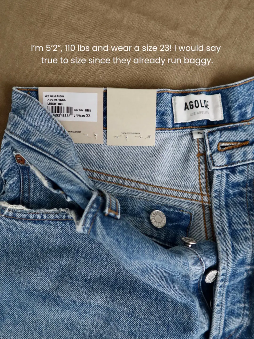 Agolde Denim Review Low Rise Baggy Style Gallery posted by