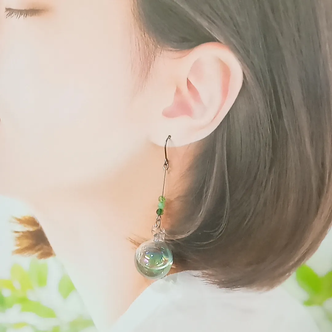 液体ガラスドームピアス✨ | ❥·・Rin*rin *⑅♥︎が投稿したフォト 