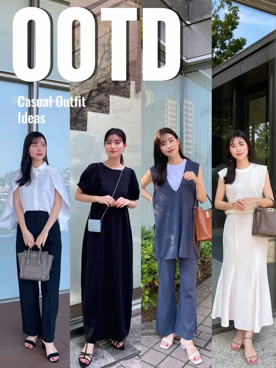 夏のきれいめカジュアルコーデ  UNIQLO,GU... | 𝐓𝐚𝐤𝐚𝐤𝐨｜160cmが