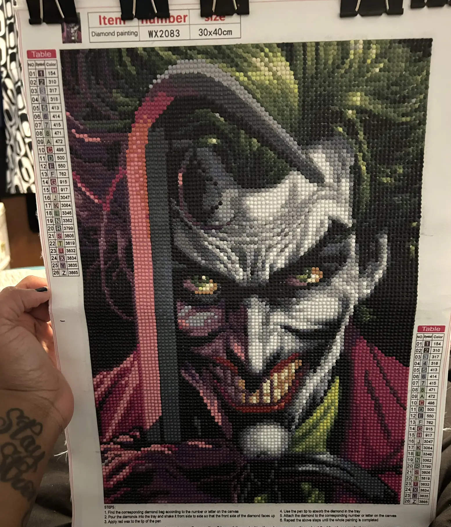 My Joker Diamond Painting, Gallery posted by Felicia B.
