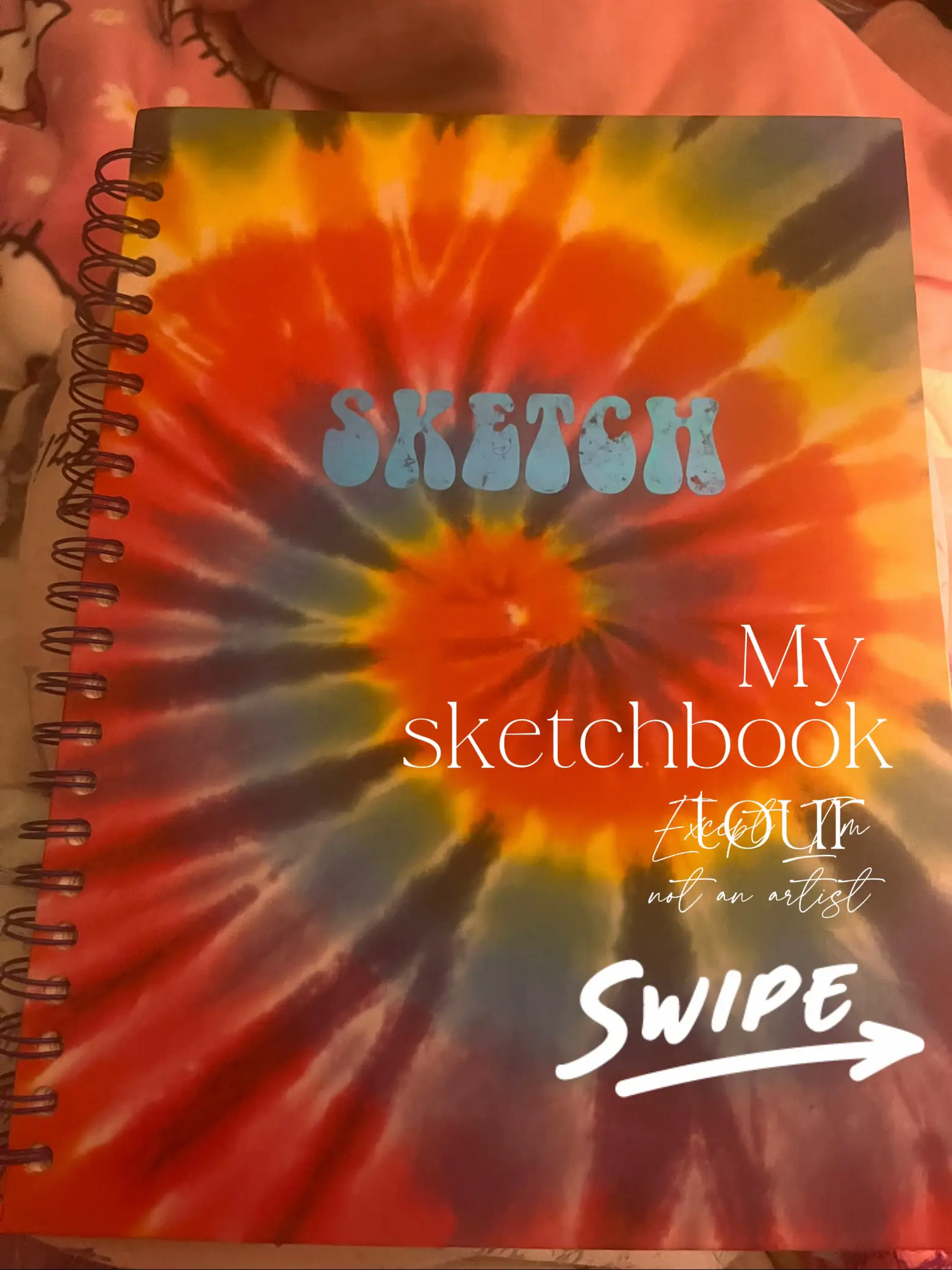 My sketchbook cover, I decided to decorate my sketchbook. A…