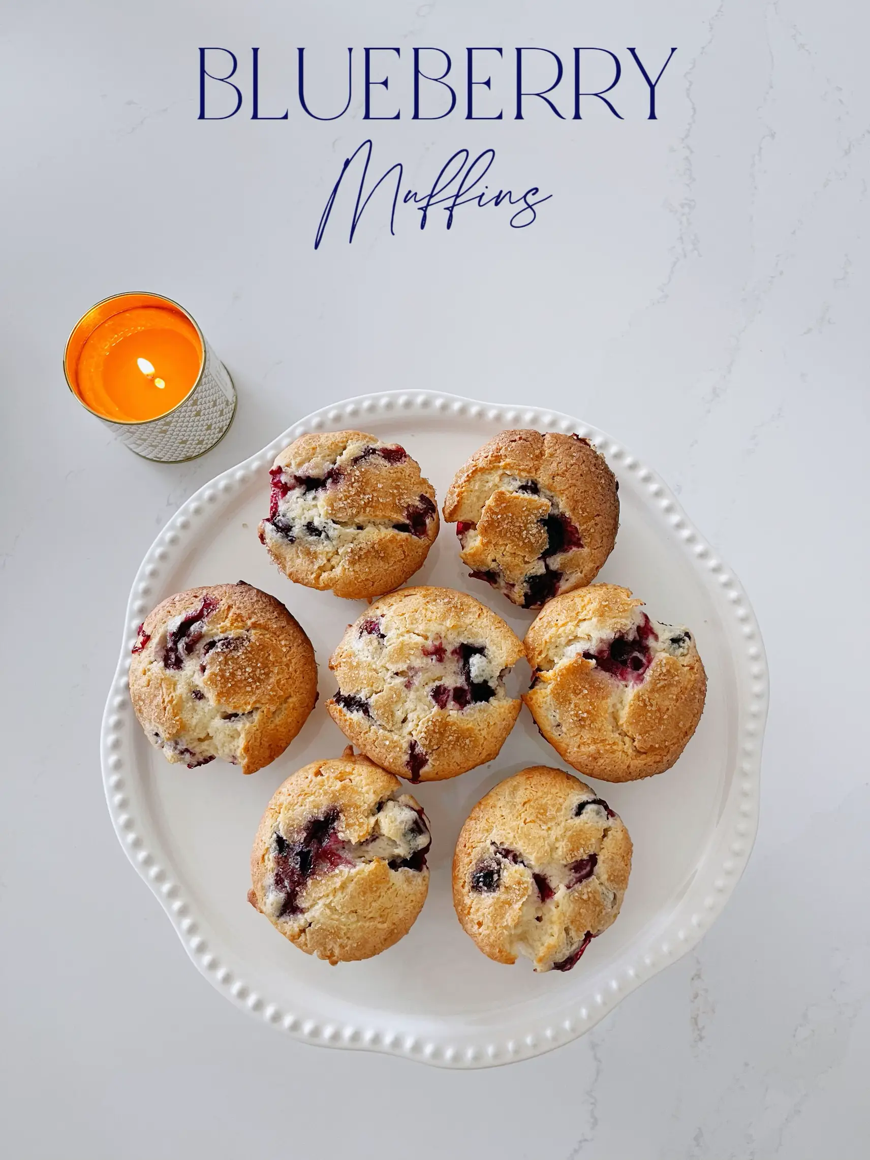 Crumb Topped Mini Blueberry Muffins Recipe - Emily Laurae