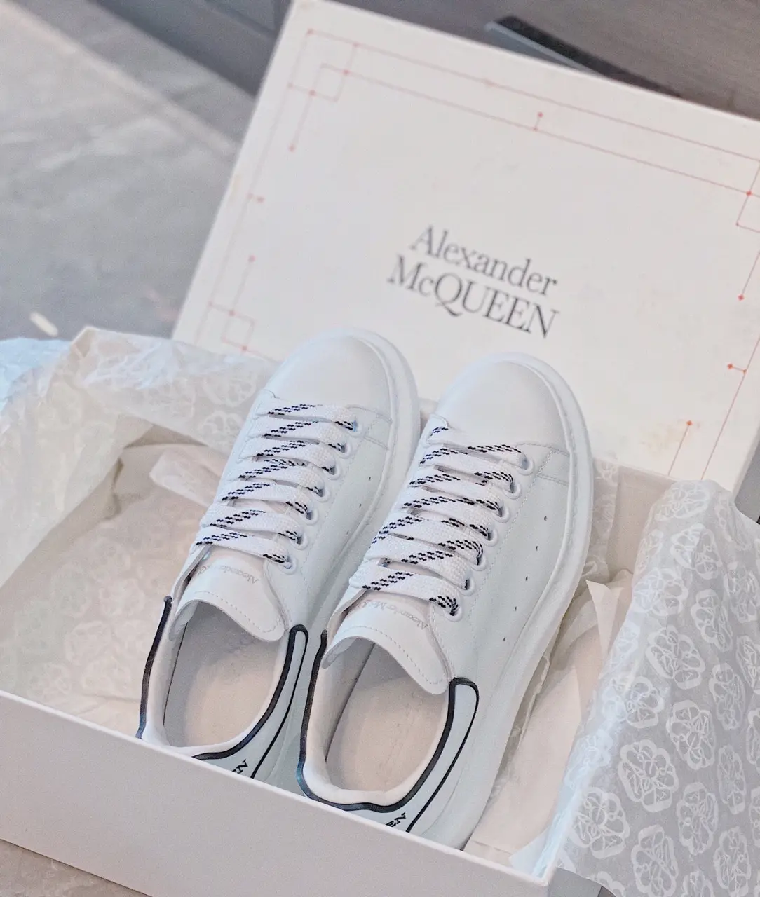 Alexander McQueen little white shoes Gallery posted by Marina